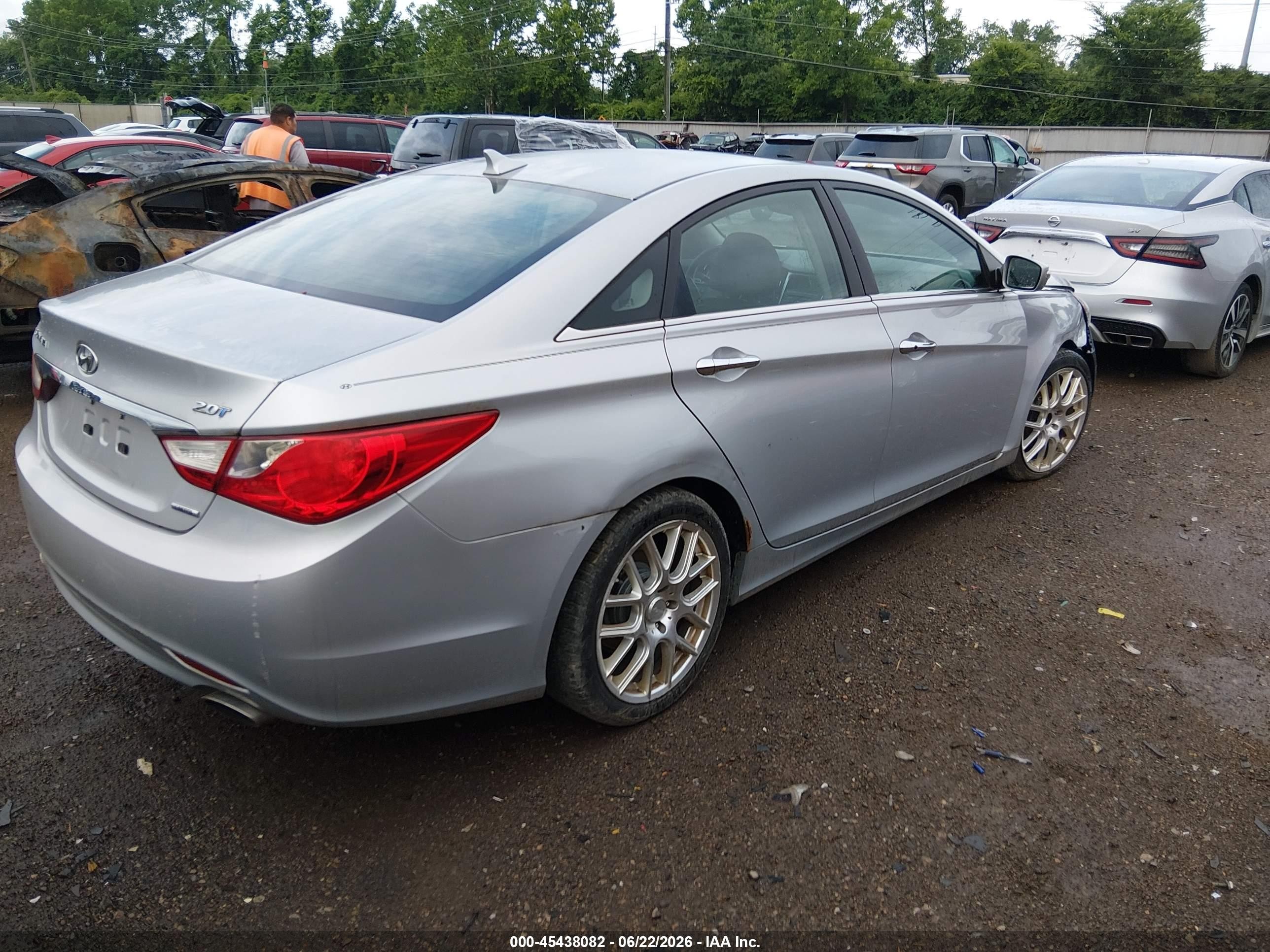 2011 Hyundai Sonata Limited 2.0t Gray vin: 5NPEC4AB7BH202070