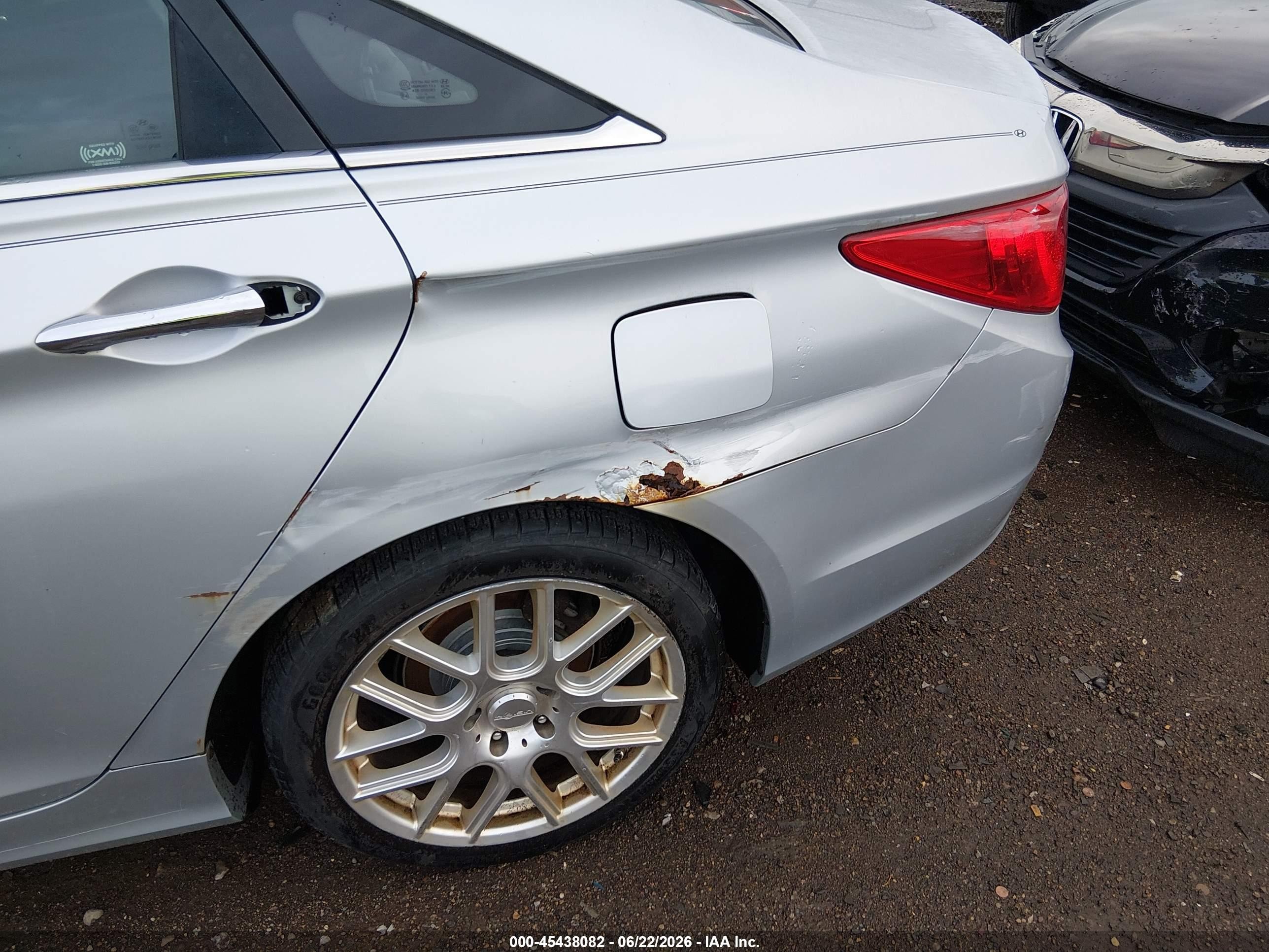 2011 Hyundai Sonata Limited 2.0t Gray vin: 5NPEC4AB7BH202070