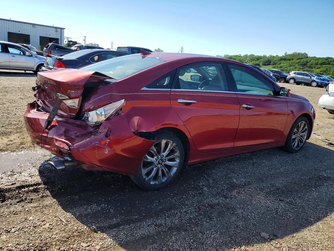 2011 Hyundai Sonata Limited 2.0t Red vin: 5NPEC4AB7BH215529