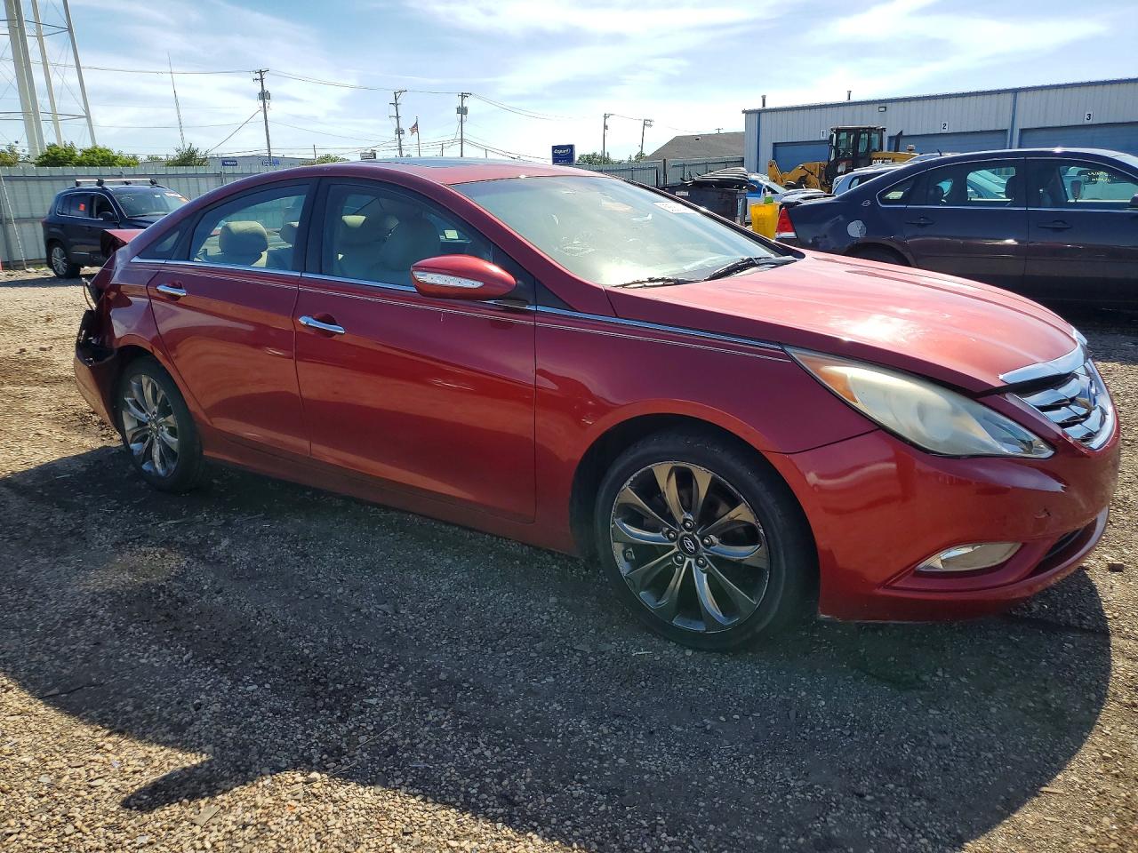 2011 Hyundai Sonata Limited 2.0t Red vin: 5NPEC4AB7BH215529