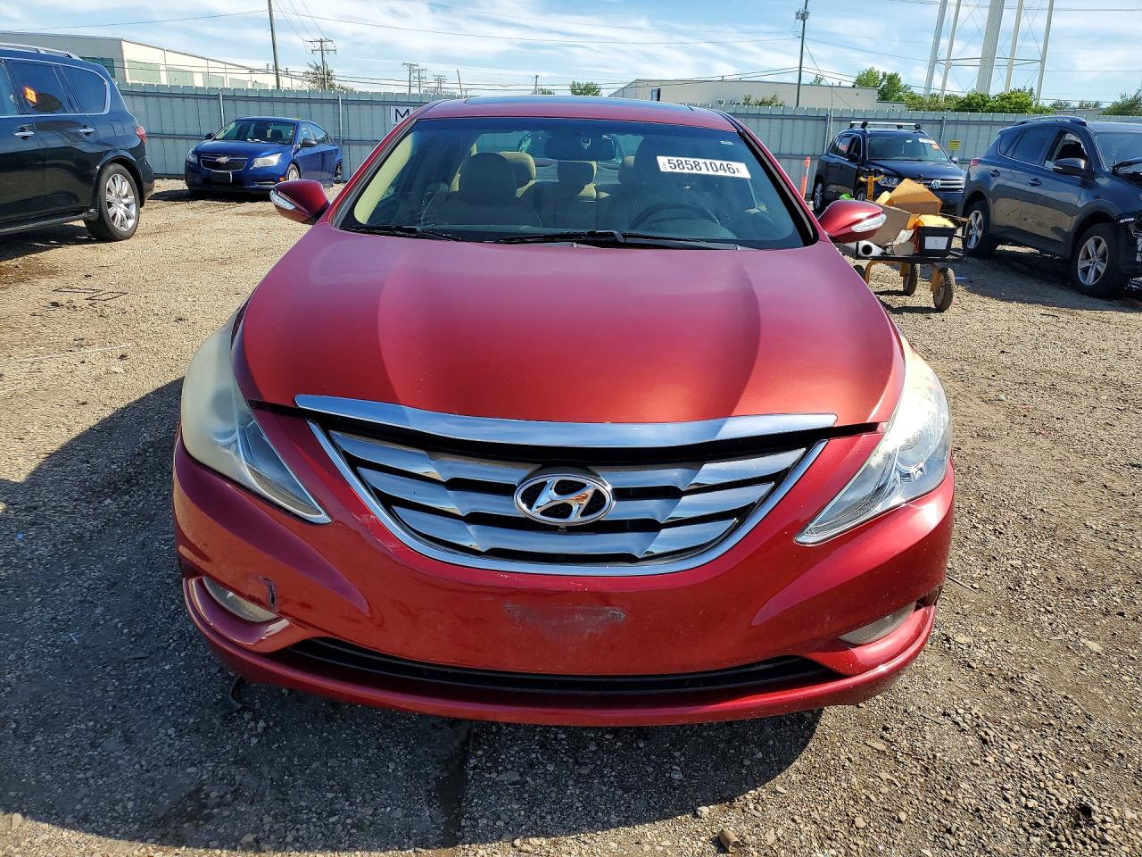 2011 Hyundai Sonata Limited 2.0t Red vin: 5NPEC4AB7BH215529