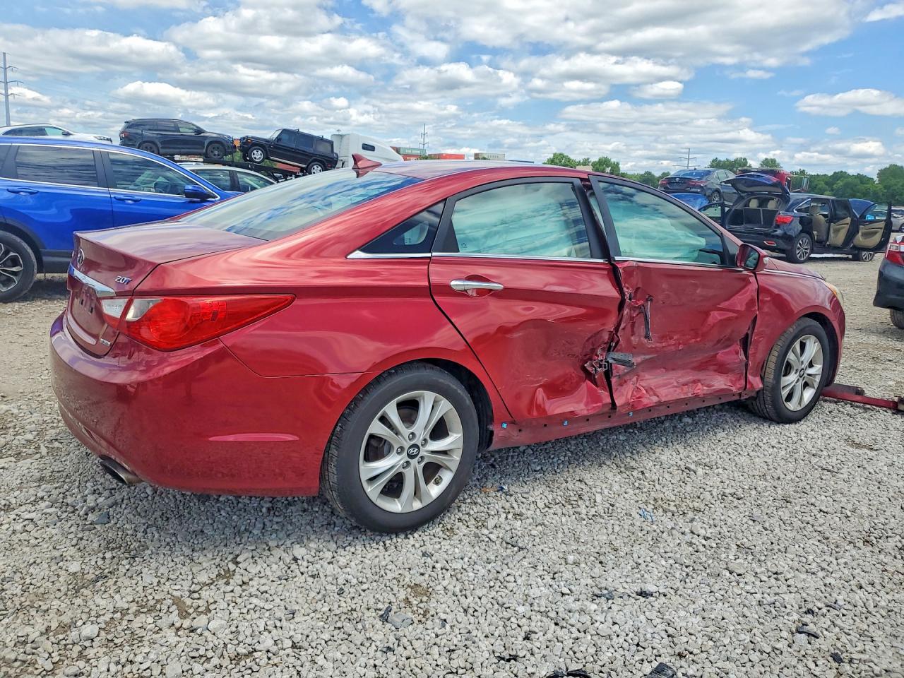 2011 Hyundai Sonata Limited 2.0t Maroon vin: 5NPEC4AB7BH308194
