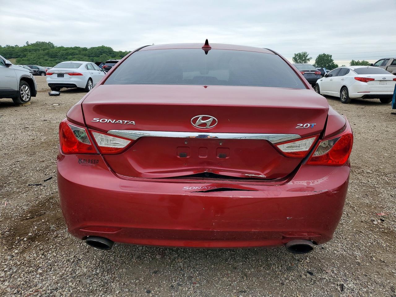 2011 Hyundai Sonata Se 2.0t Red vin: 5NPEC4AB7BH315954