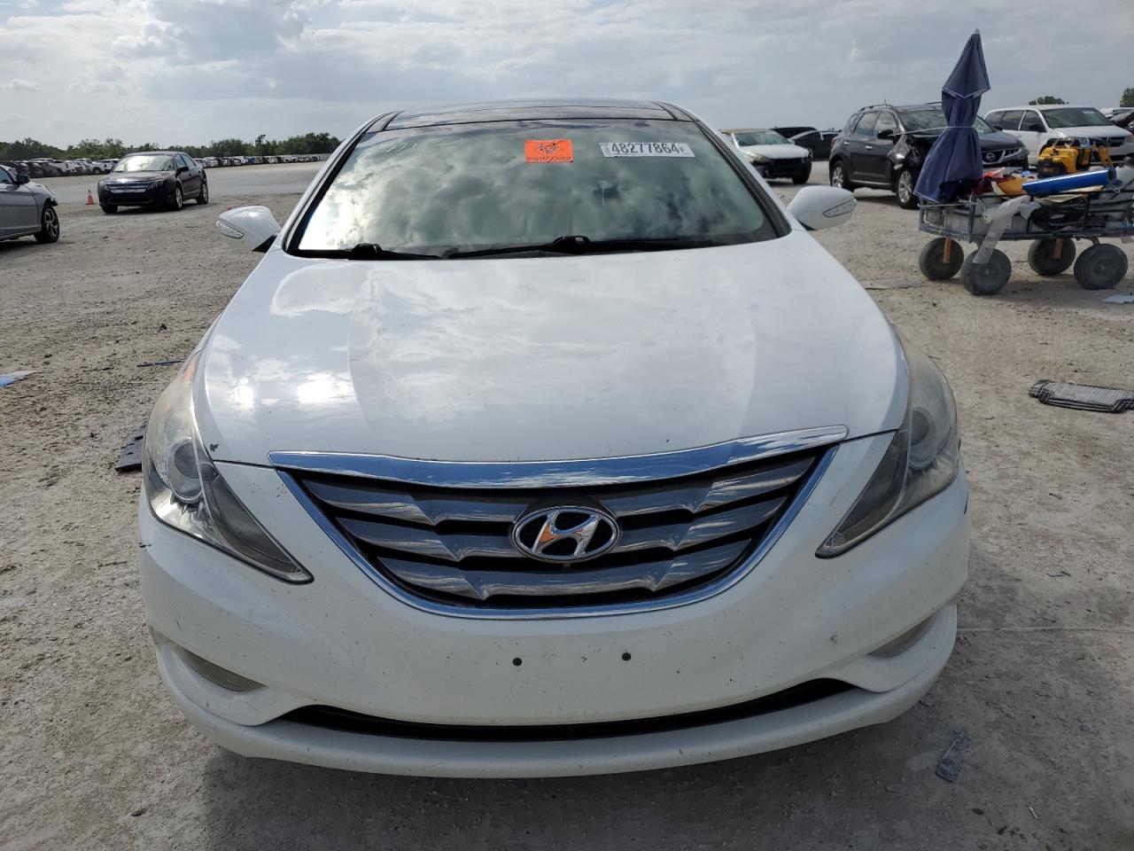 2012 Hyundai Sonata Se White vin: 5NPEC4AB7CH402299