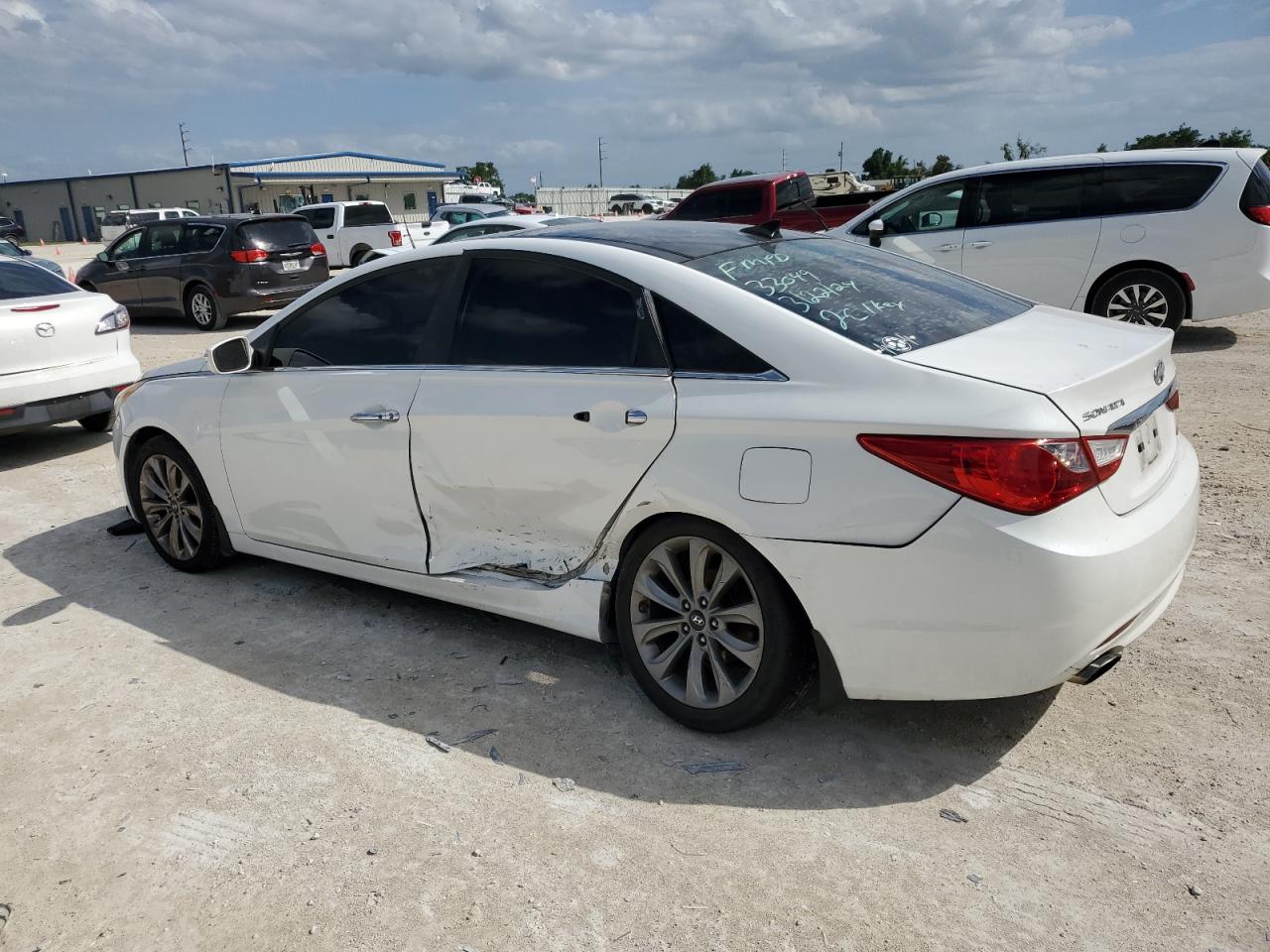 2012 Hyundai Sonata Se White vin: 5NPEC4AB7CH402299