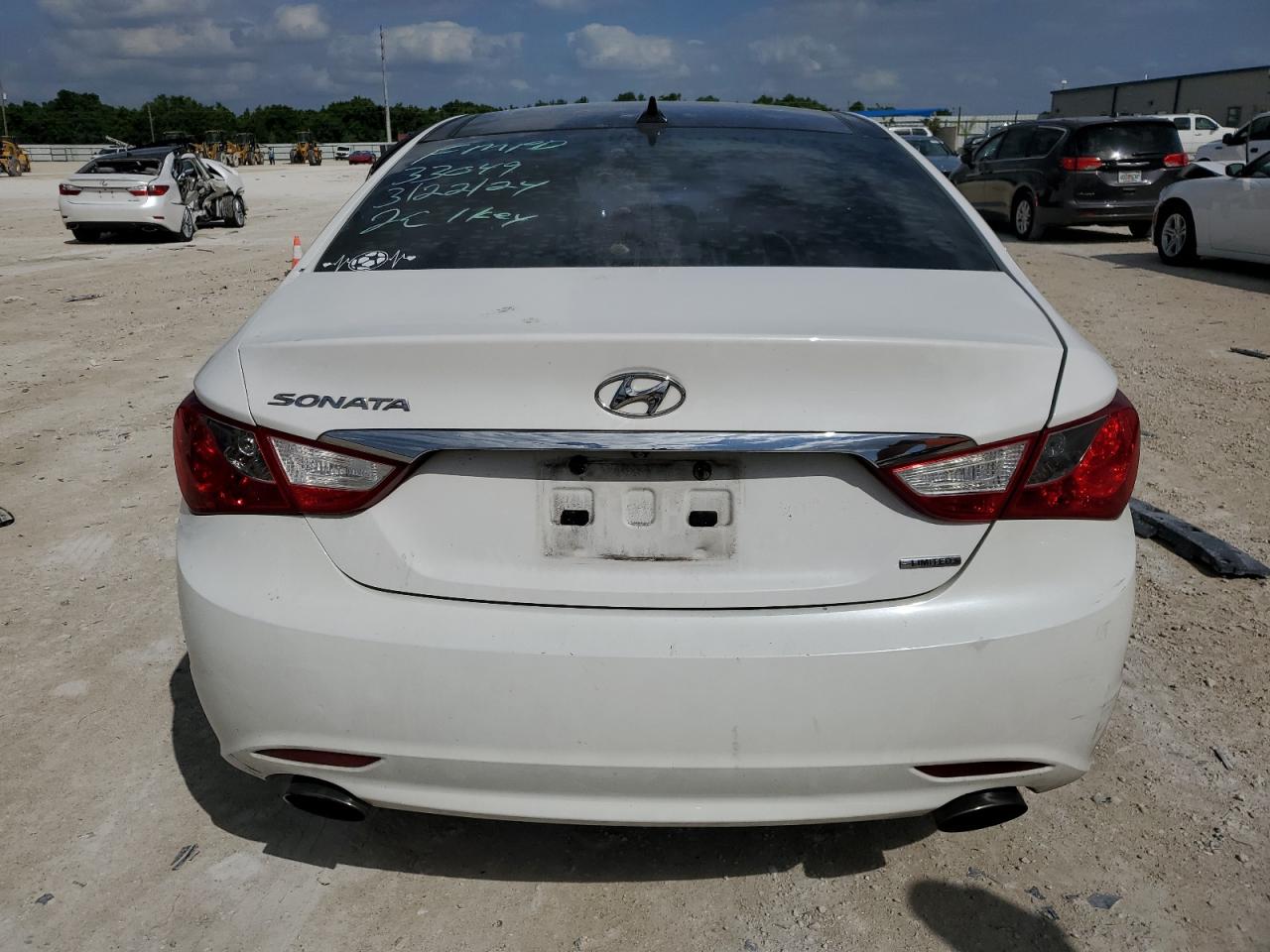 2012 Hyundai Sonata Se White vin: 5NPEC4AB7CH402299