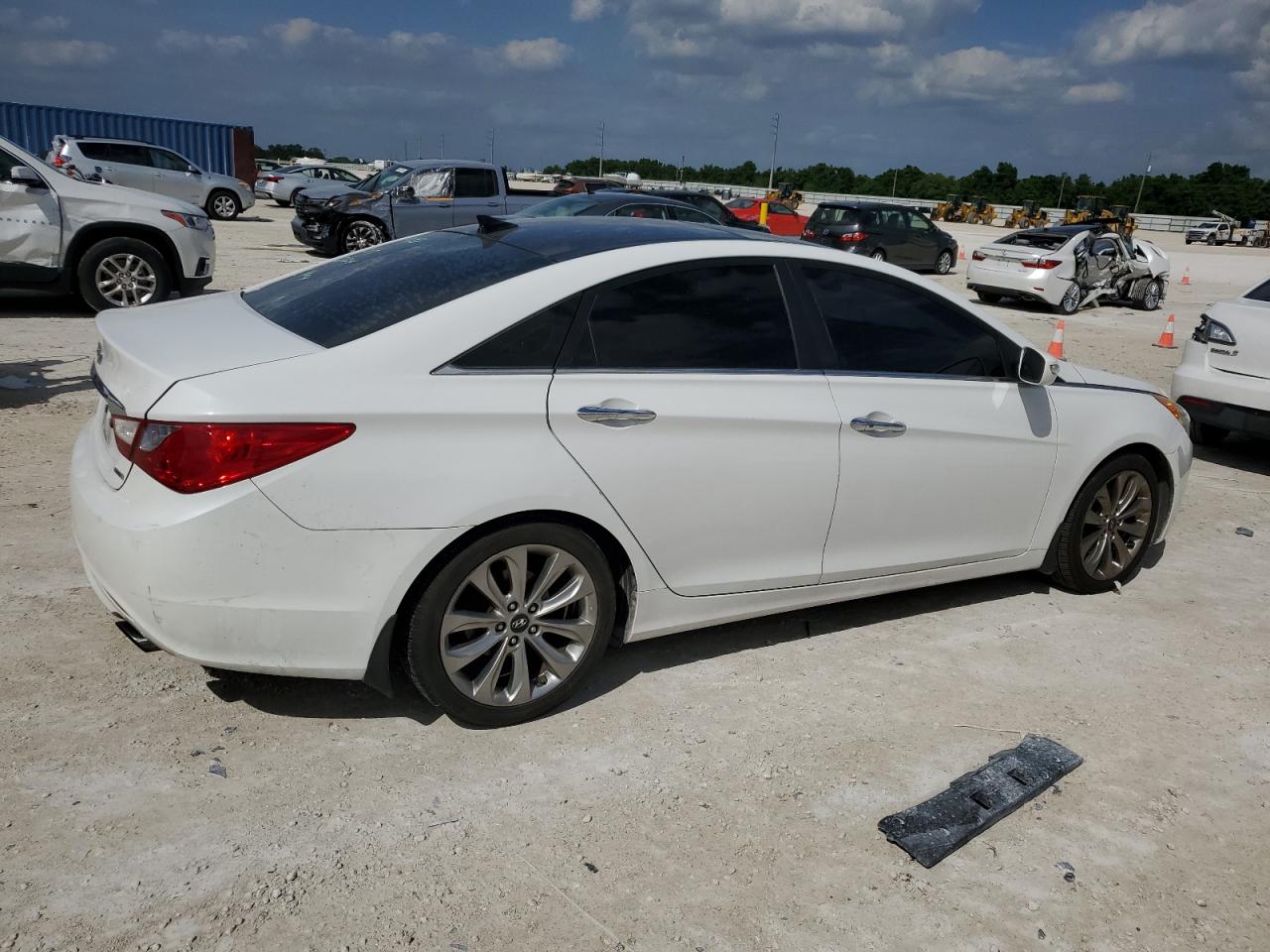 2012 Hyundai Sonata Se White vin: 5NPEC4AB7CH402299