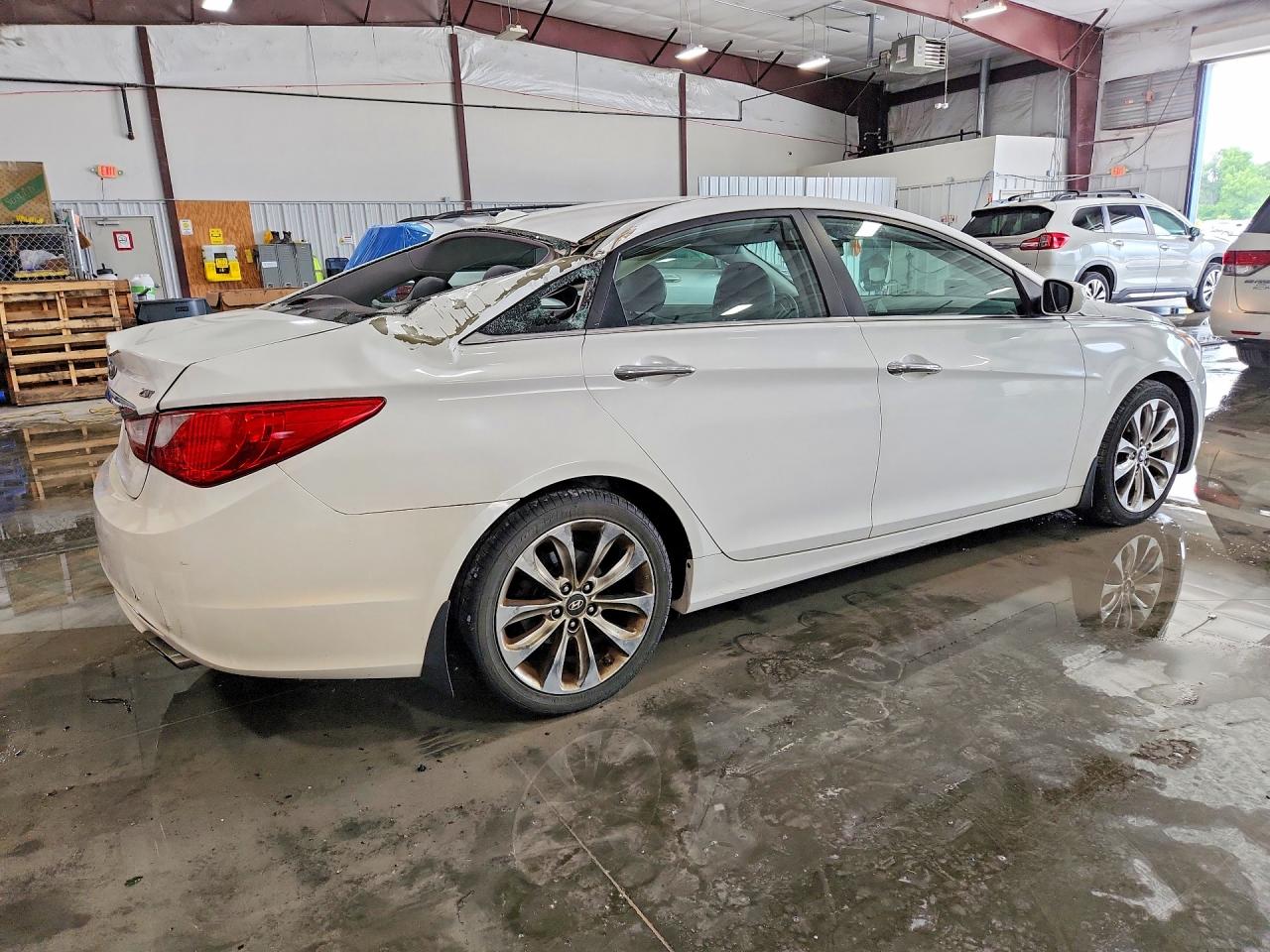 2012 Hyundai Sonata Se 2.0t White vin: 5NPEC4AB7CH419037