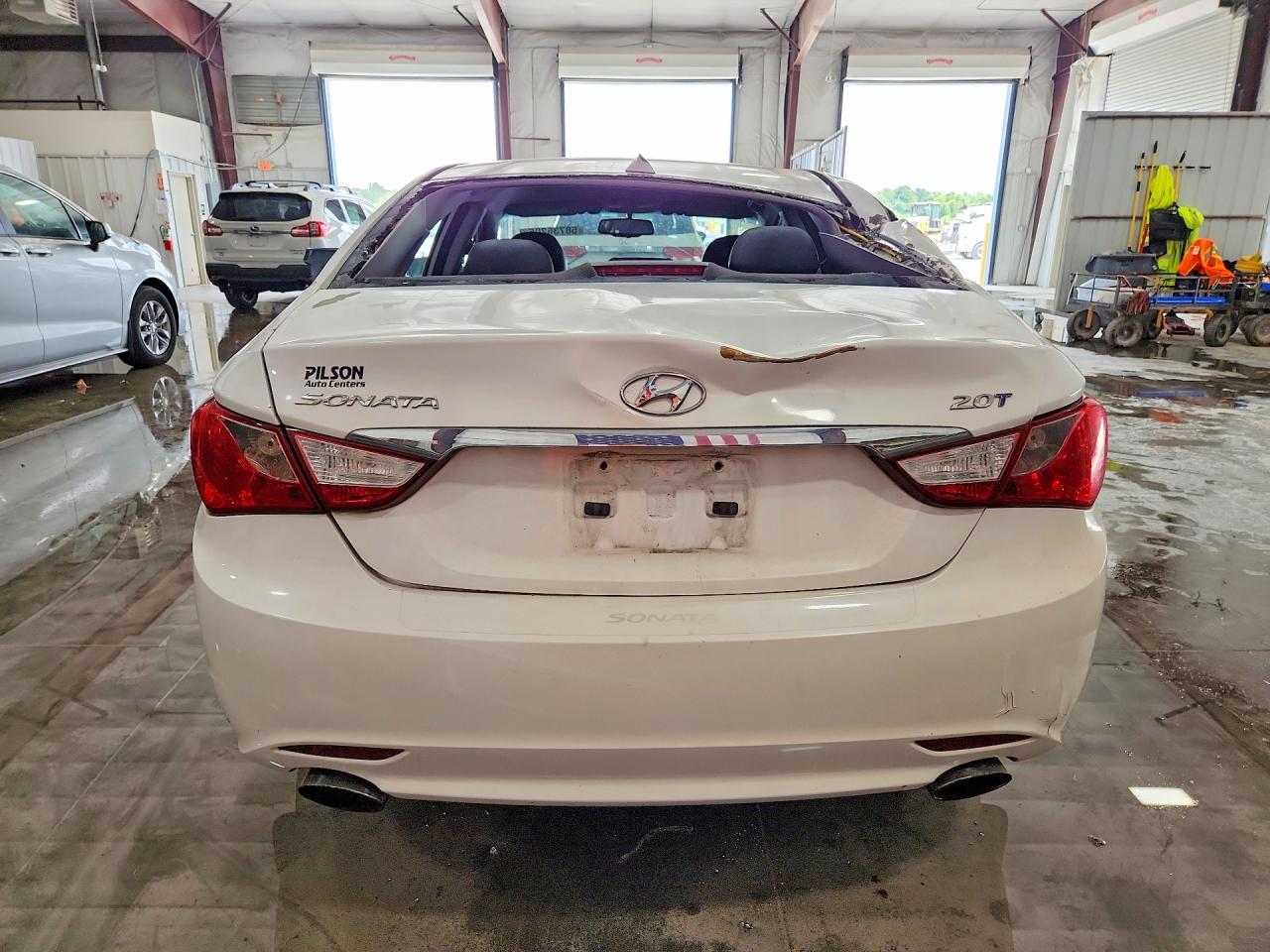 2012 Hyundai Sonata Se 2.0t White vin: 5NPEC4AB7CH419037