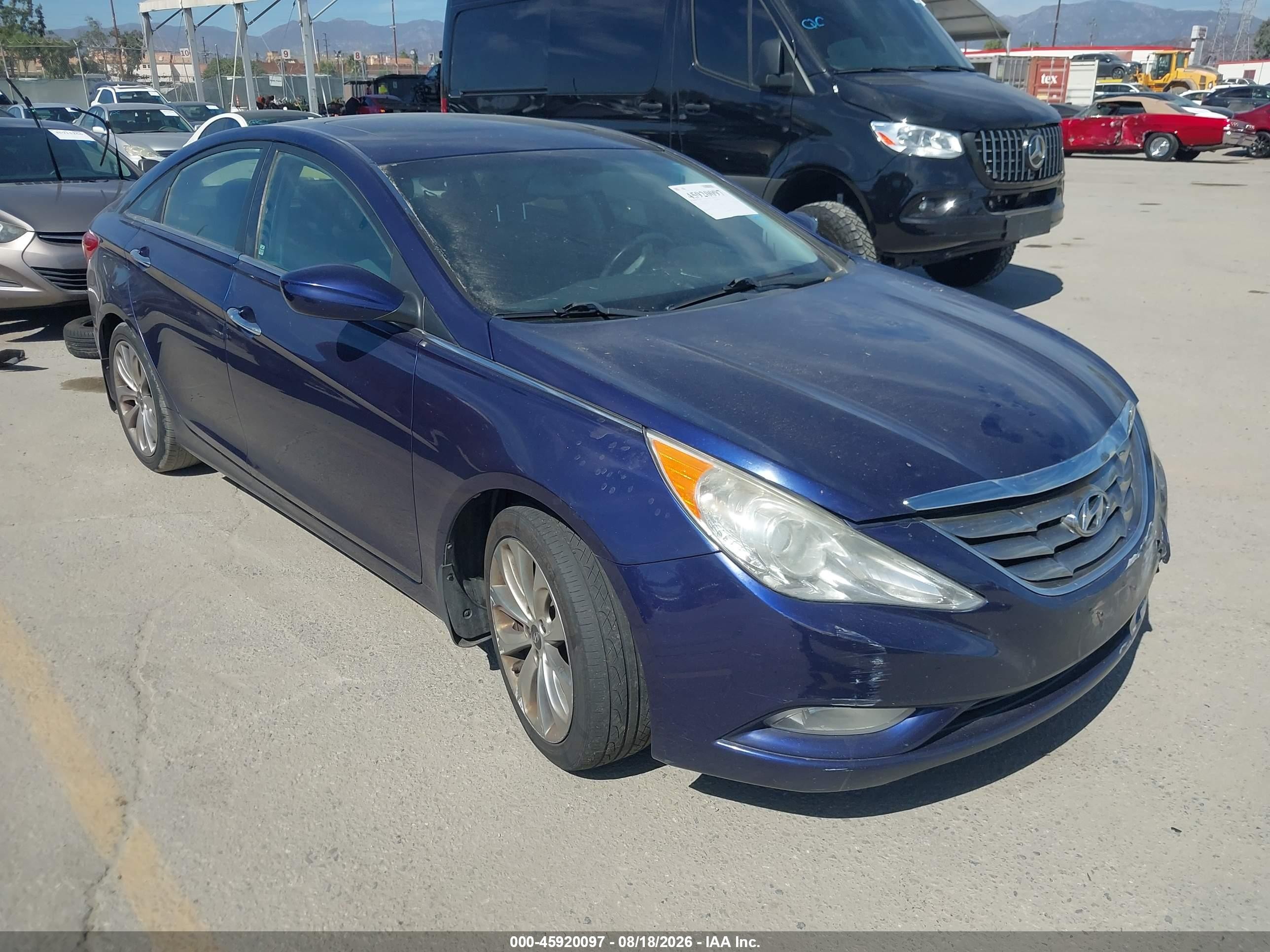 2012 Hyundai Sonata Se 2.0t Blue vin: 5NPEC4AB7CH467962