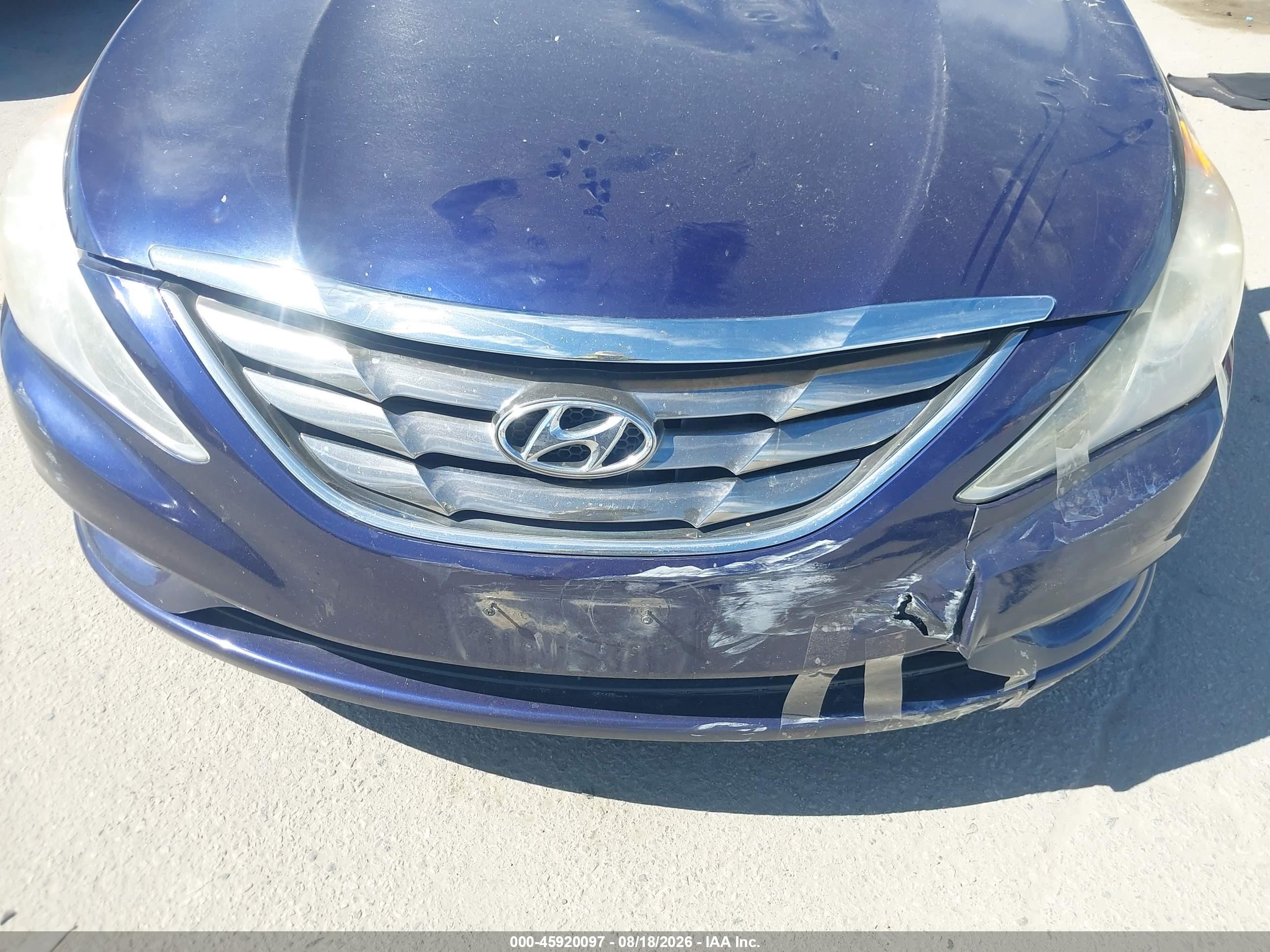 2012 Hyundai Sonata Se 2.0t Blue vin: 5NPEC4AB7CH467962