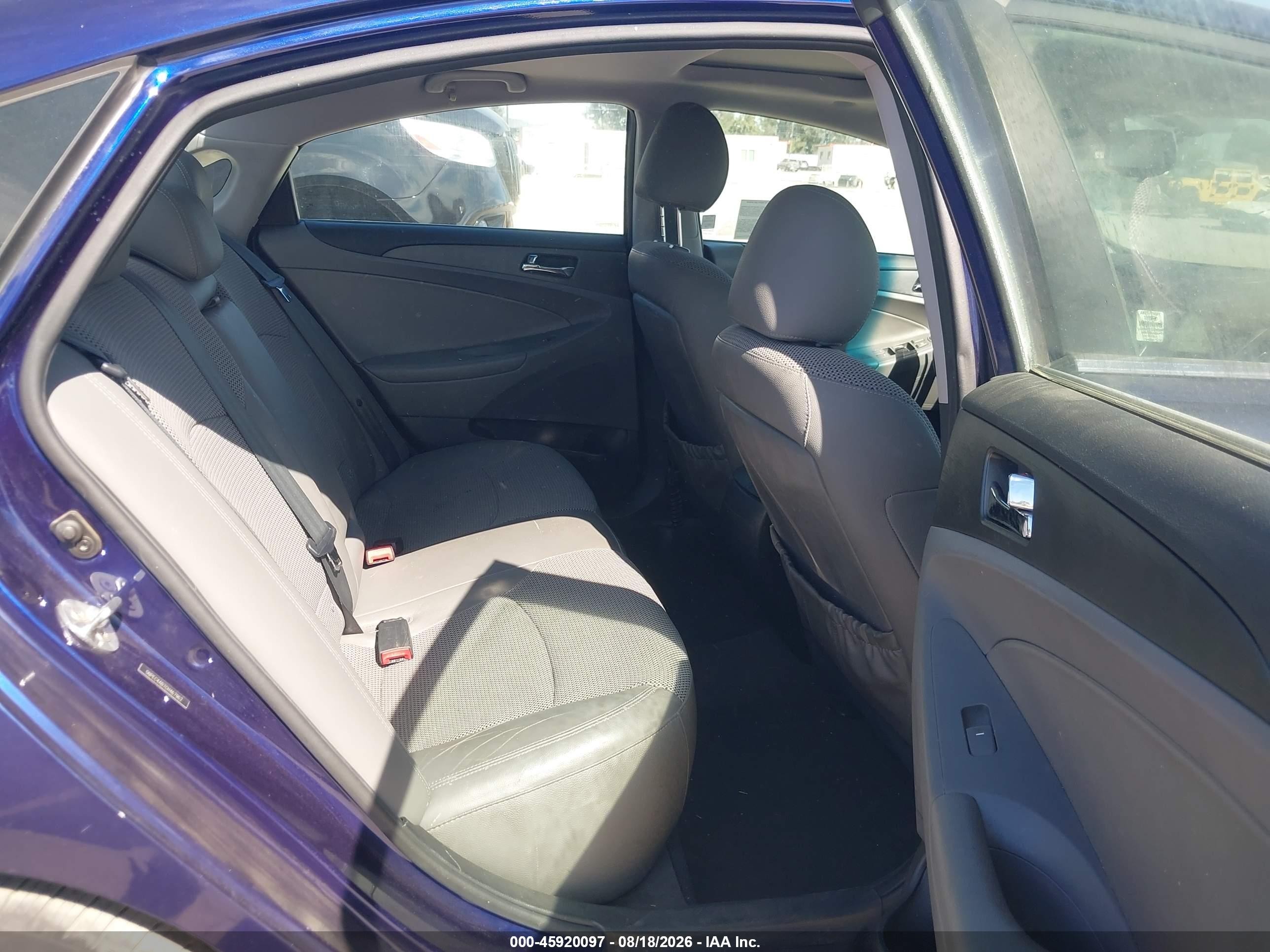 2012 Hyundai Sonata Se 2.0t Blue vin: 5NPEC4AB7CH467962