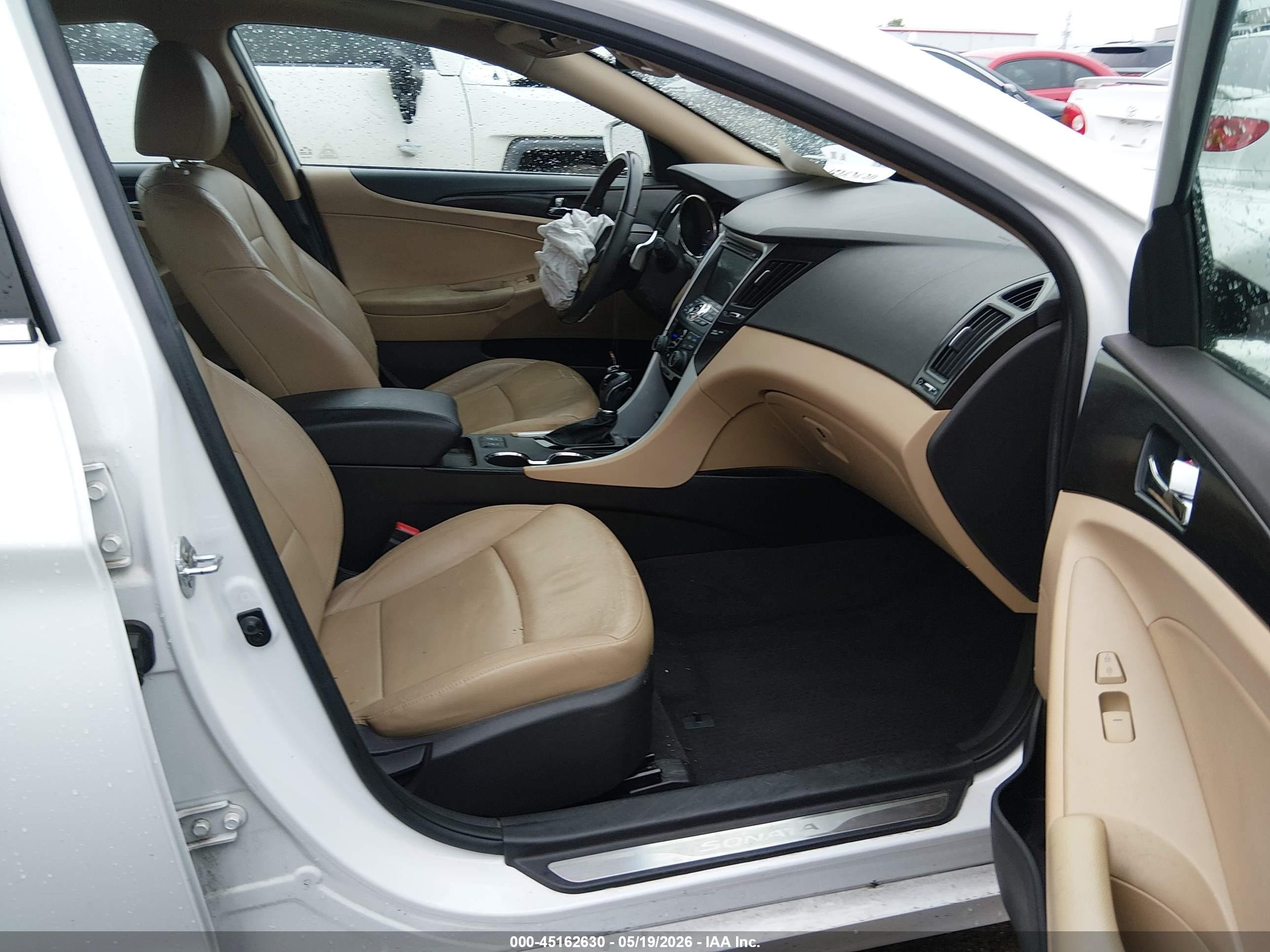 2012 Hyundai Sonata Limited 2.0t White vin: 5NPEC4AB7CH486883