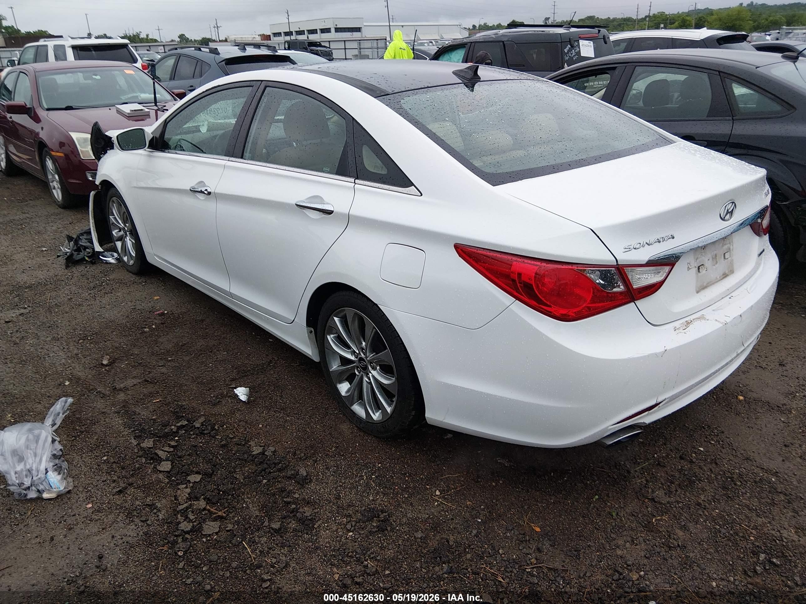 2012 Hyundai Sonata Limited 2.0t White vin: 5NPEC4AB7CH486883