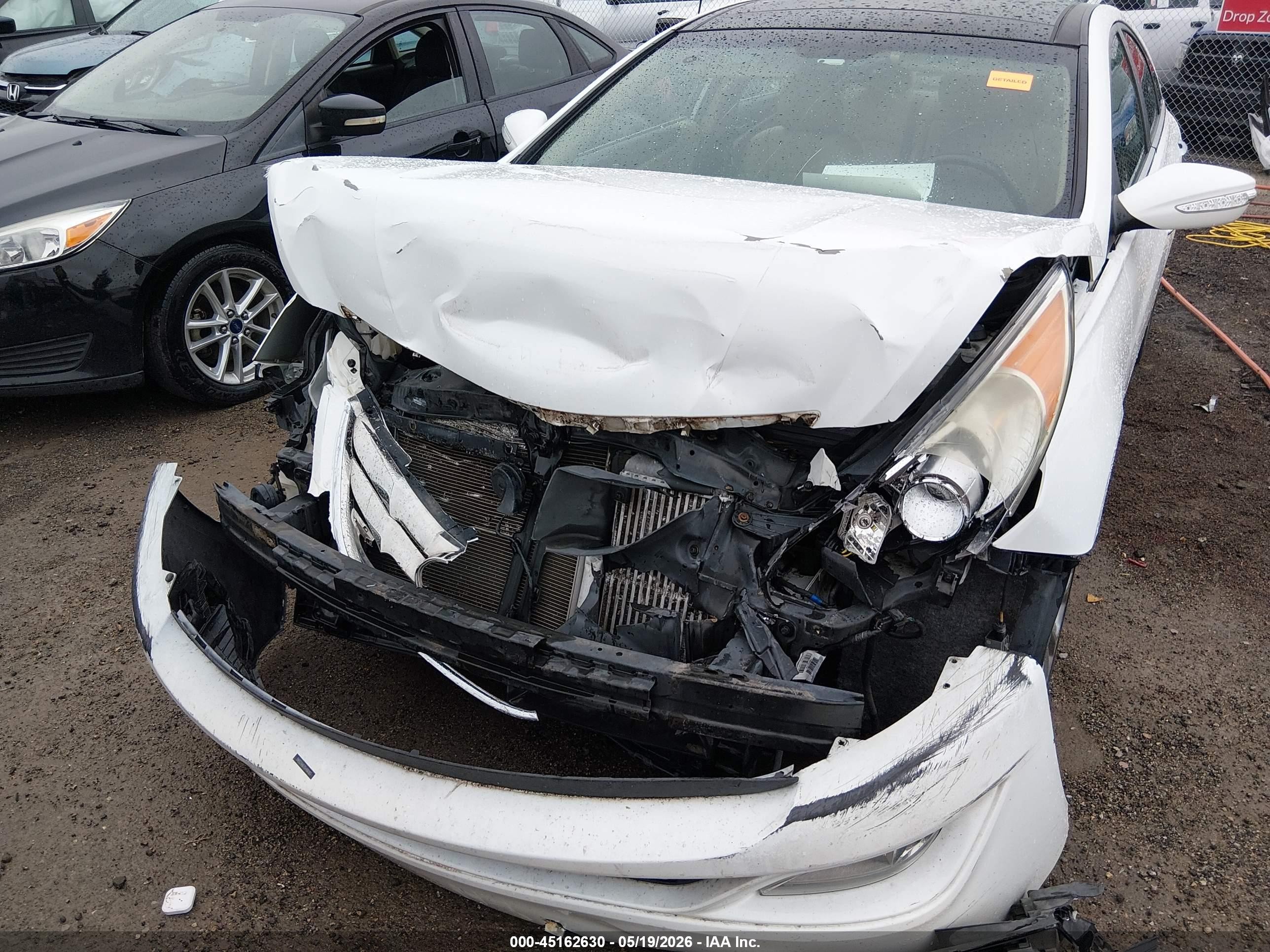 2012 Hyundai Sonata Limited 2.0t White vin: 5NPEC4AB7CH486883