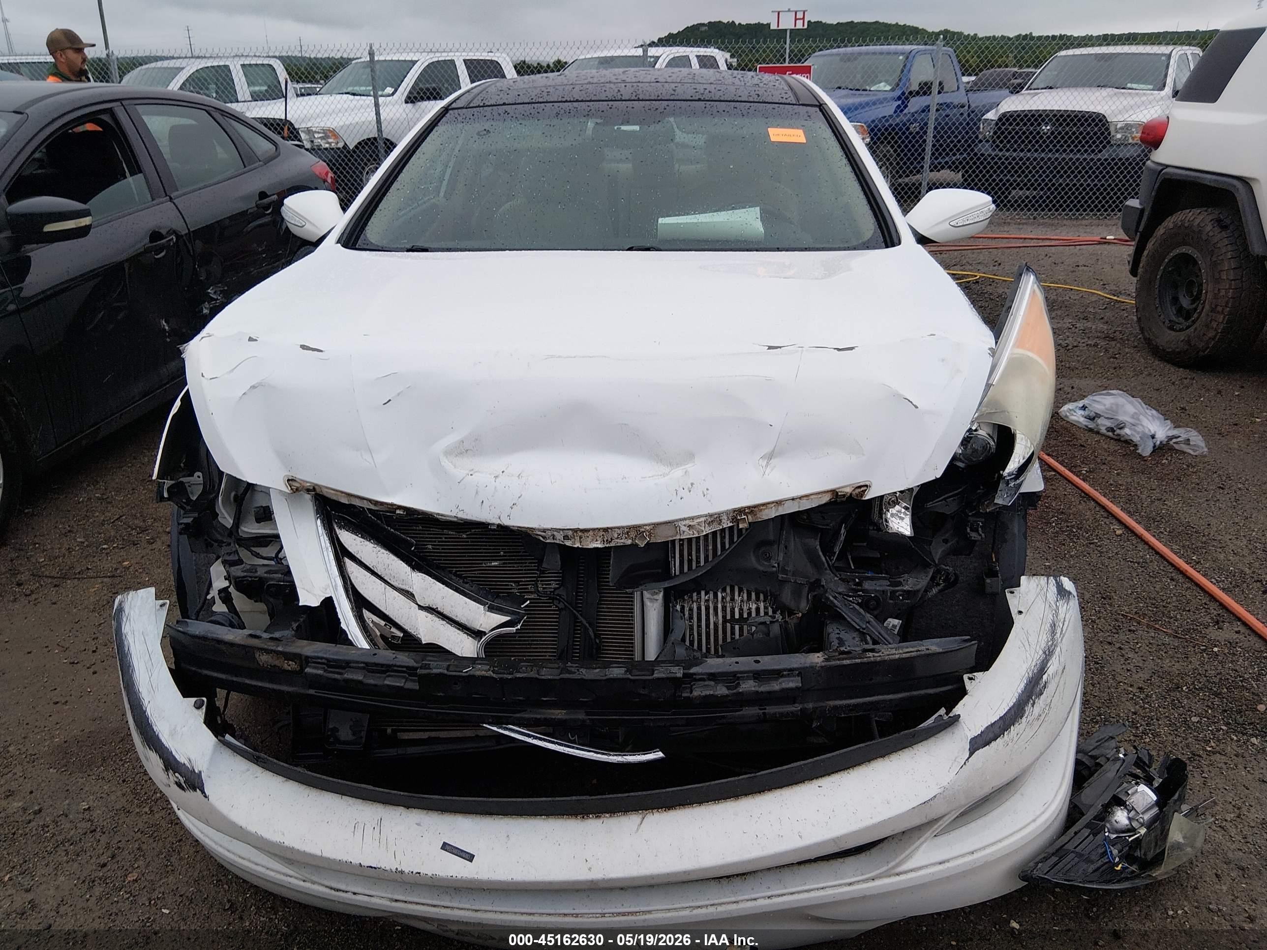 2012 Hyundai Sonata Limited 2.0t White vin: 5NPEC4AB7CH486883