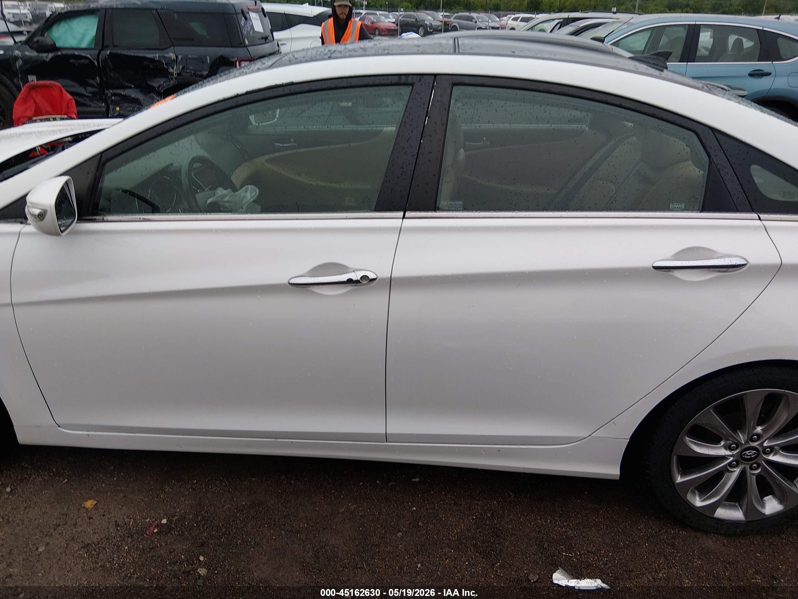 2012 Hyundai Sonata Limited 2.0t White vin: 5NPEC4AB7CH486883