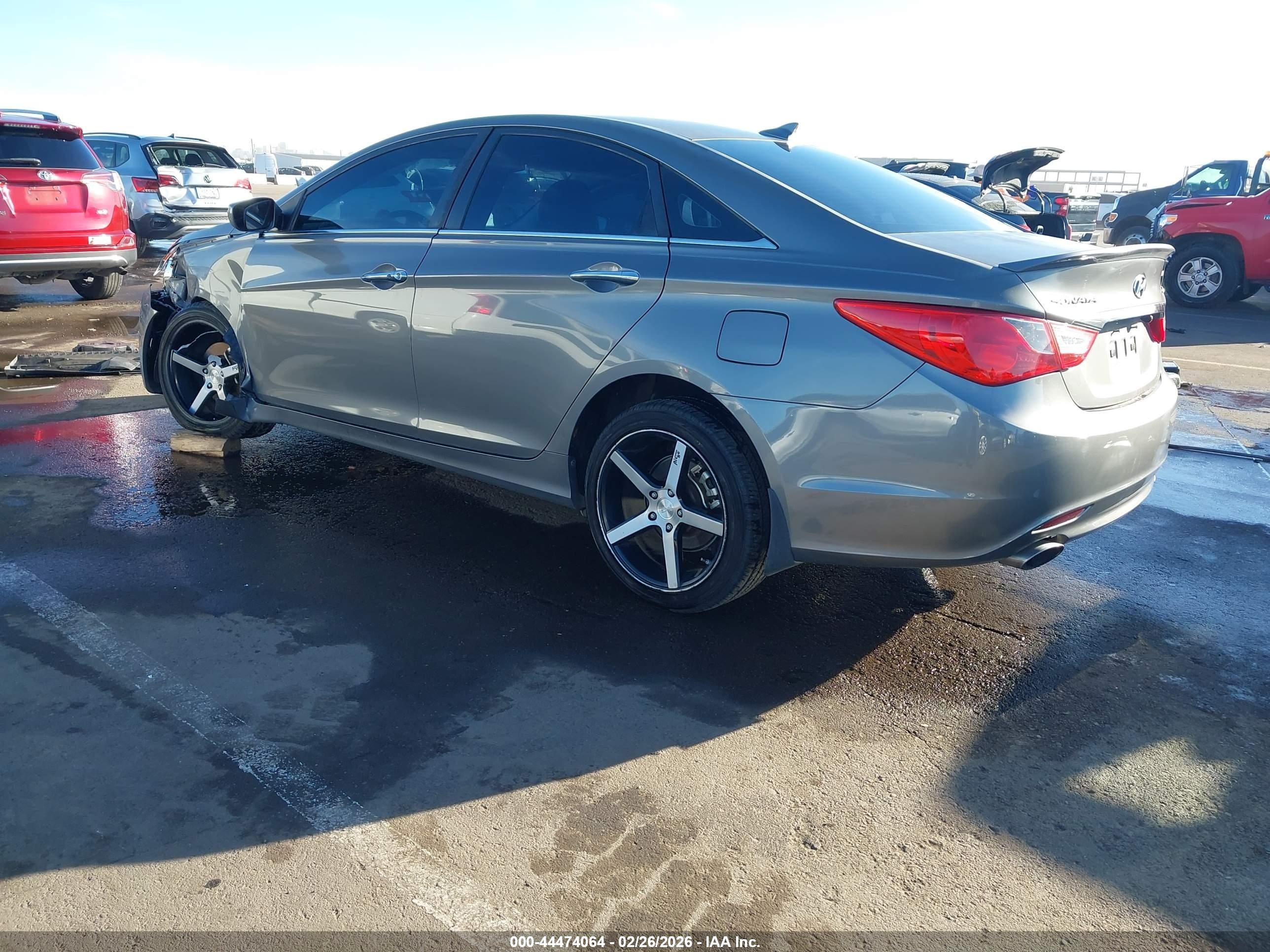 2012 Hyundai Sonata Se 2.0t Gray vin: 5NPEC4AB7CH495549