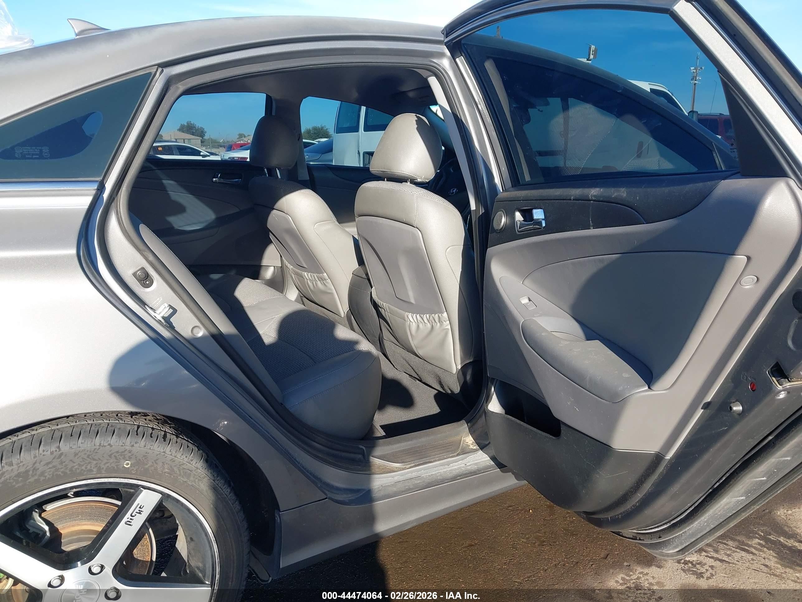 2012 Hyundai Sonata Se 2.0t Gray vin: 5NPEC4AB7CH495549