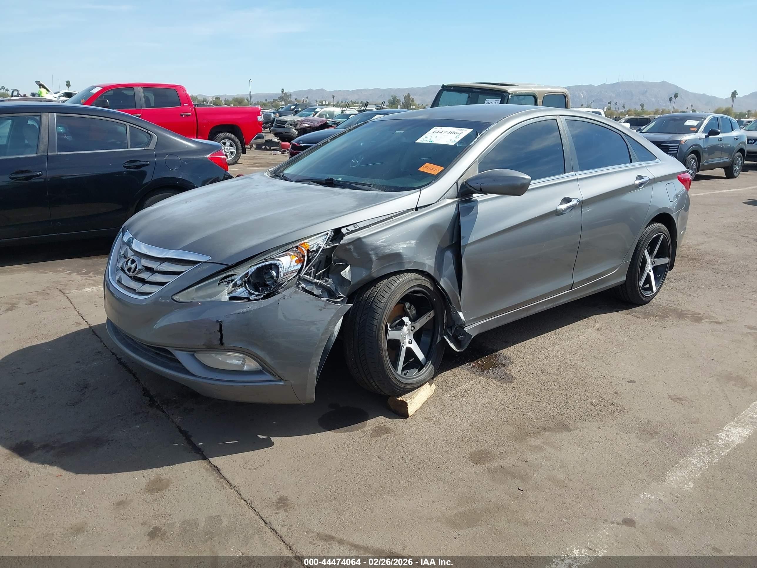 2012 Hyundai Sonata Se 2.0t Gray vin: 5NPEC4AB7CH495549