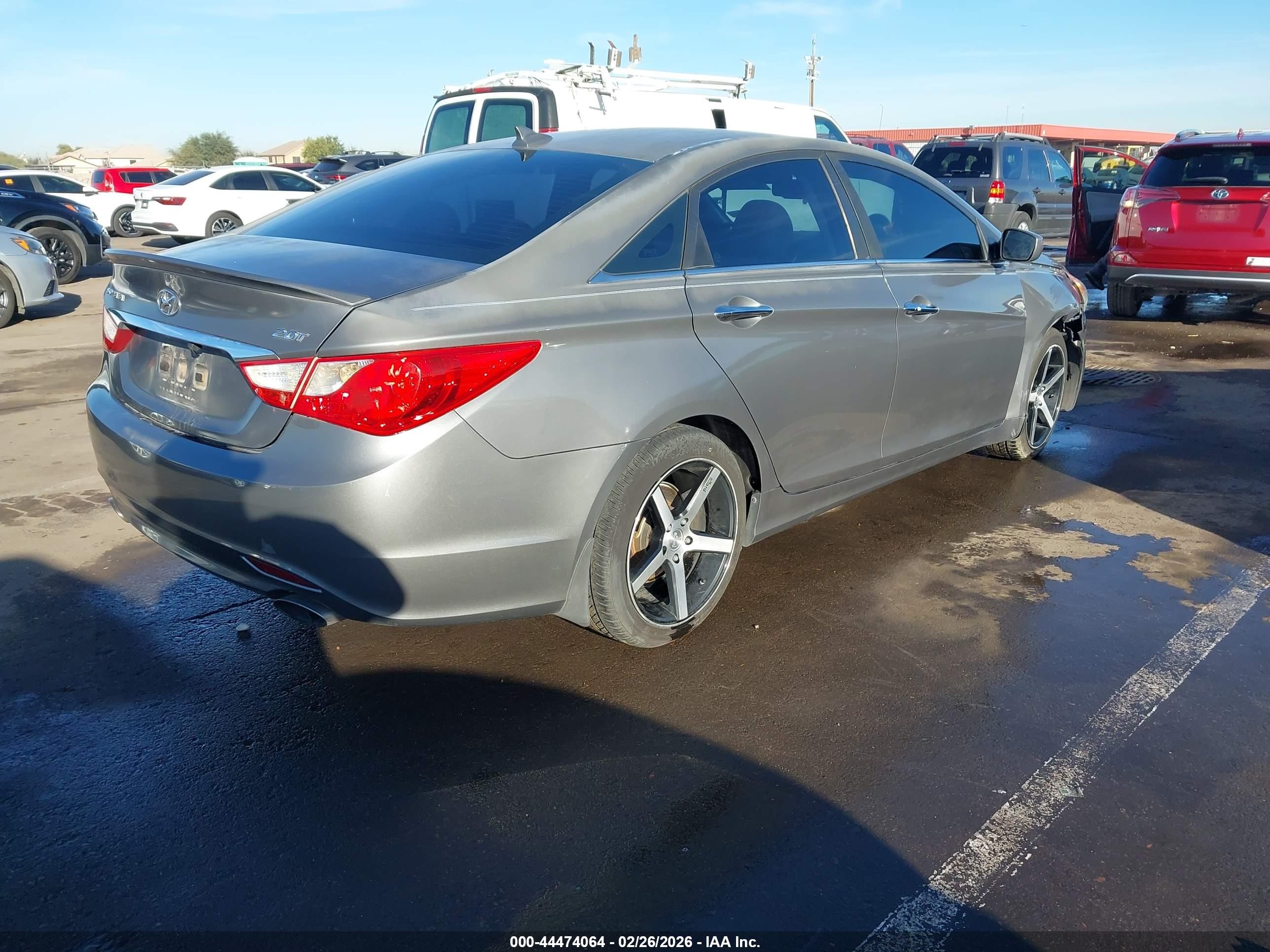 2012 Hyundai Sonata Se 2.0t Gray vin: 5NPEC4AB7CH495549