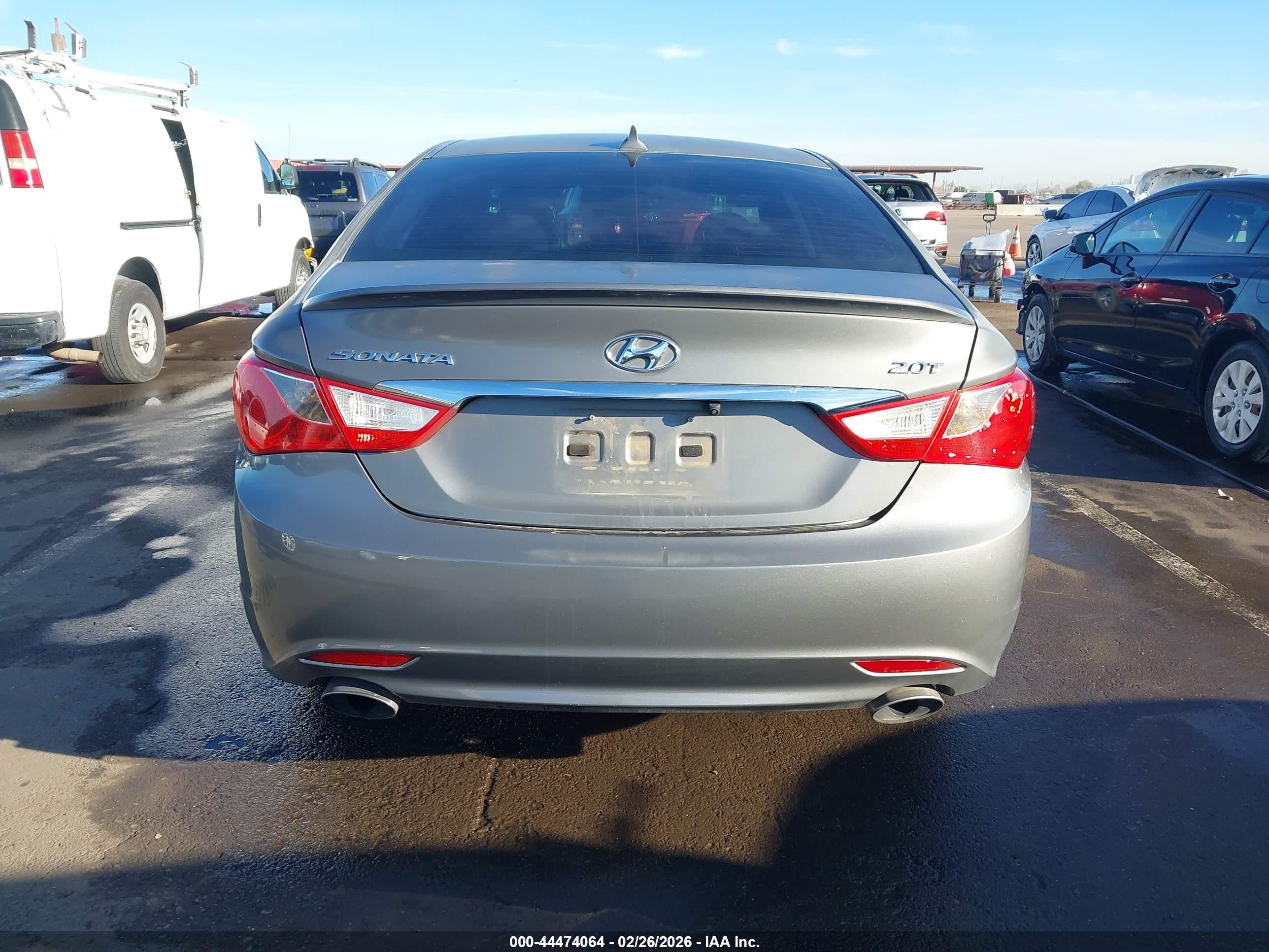 2012 Hyundai Sonata Se 2.0t Gray vin: 5NPEC4AB7CH495549
