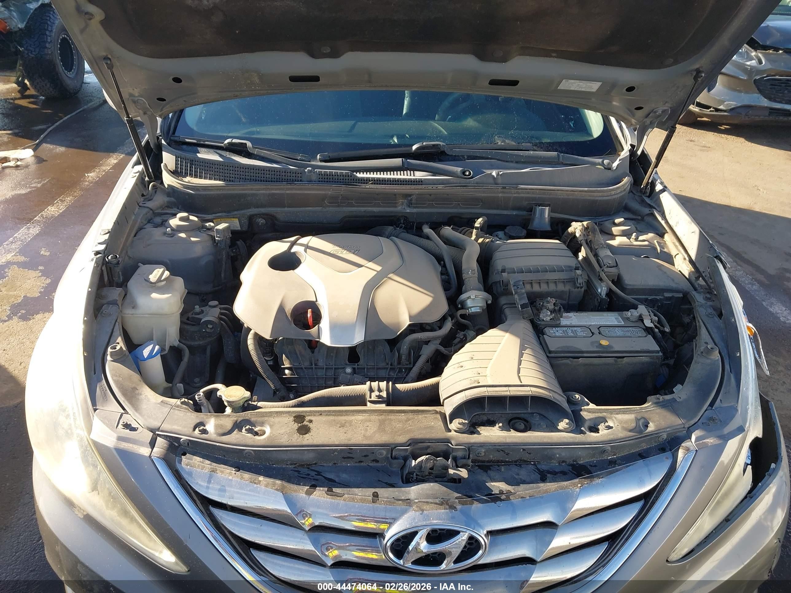 2012 Hyundai Sonata Se 2.0t Gray vin: 5NPEC4AB7CH495549