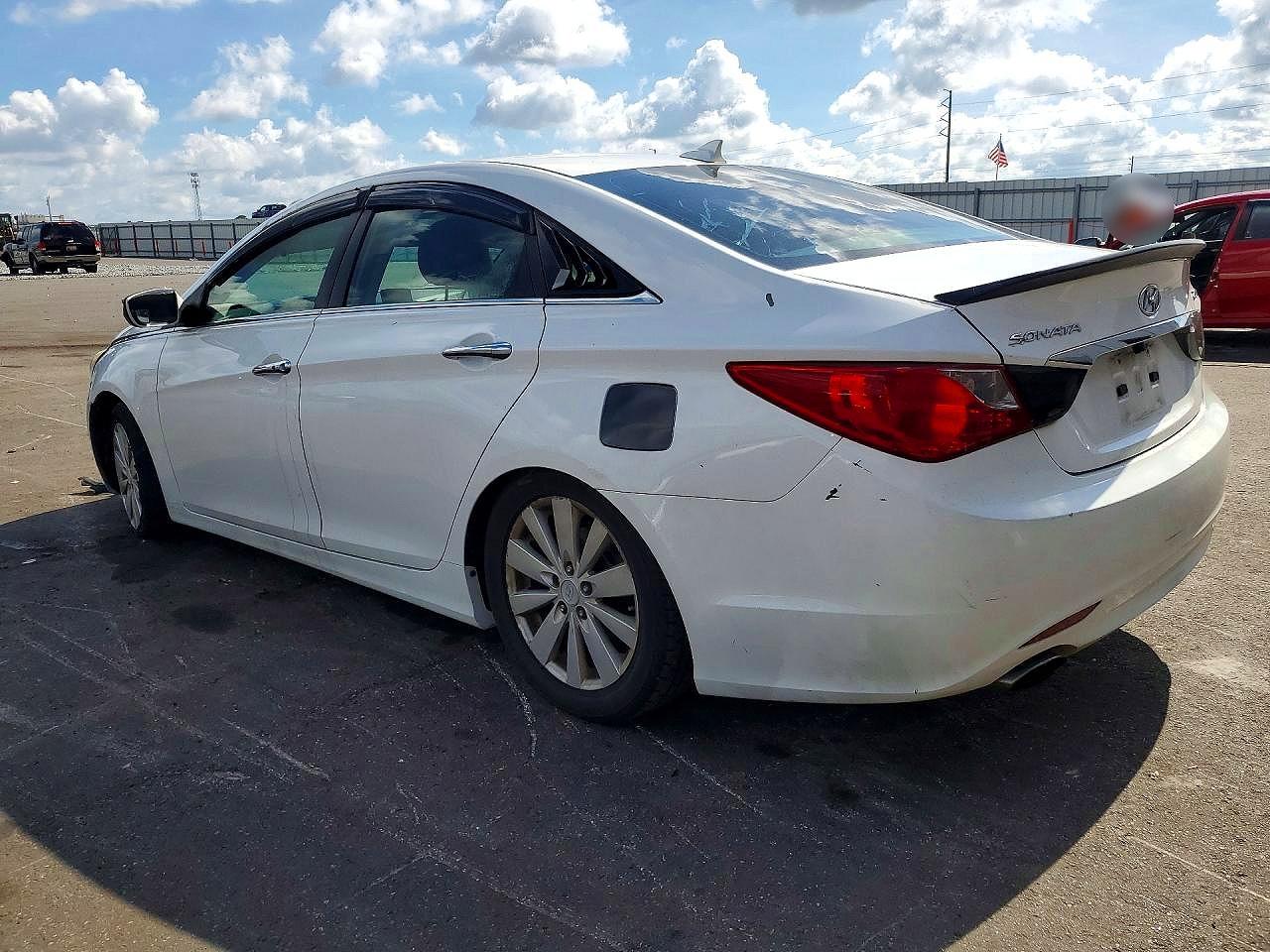 2013 Hyundai Sonata Se 2.0t White vin: 5NPEC4AB7DH526056