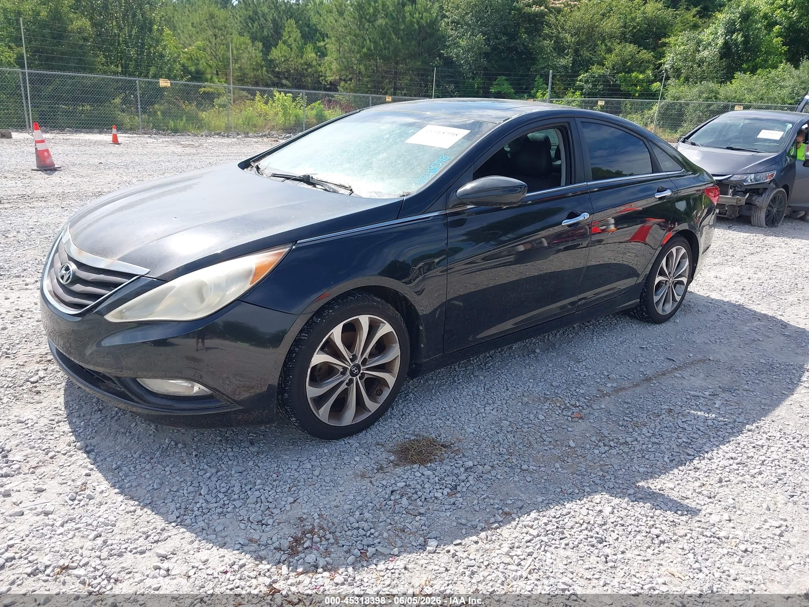 2013 Hyundai Sonata Se 2.0t Черный vin: 5NPEC4AB7DH662994