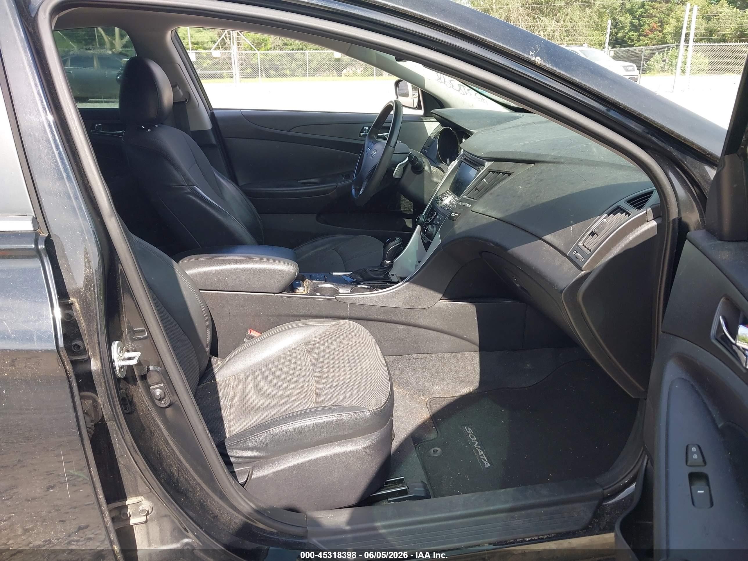 2013 Hyundai Sonata Se 2.0t Черный vin: 5NPEC4AB7DH662994