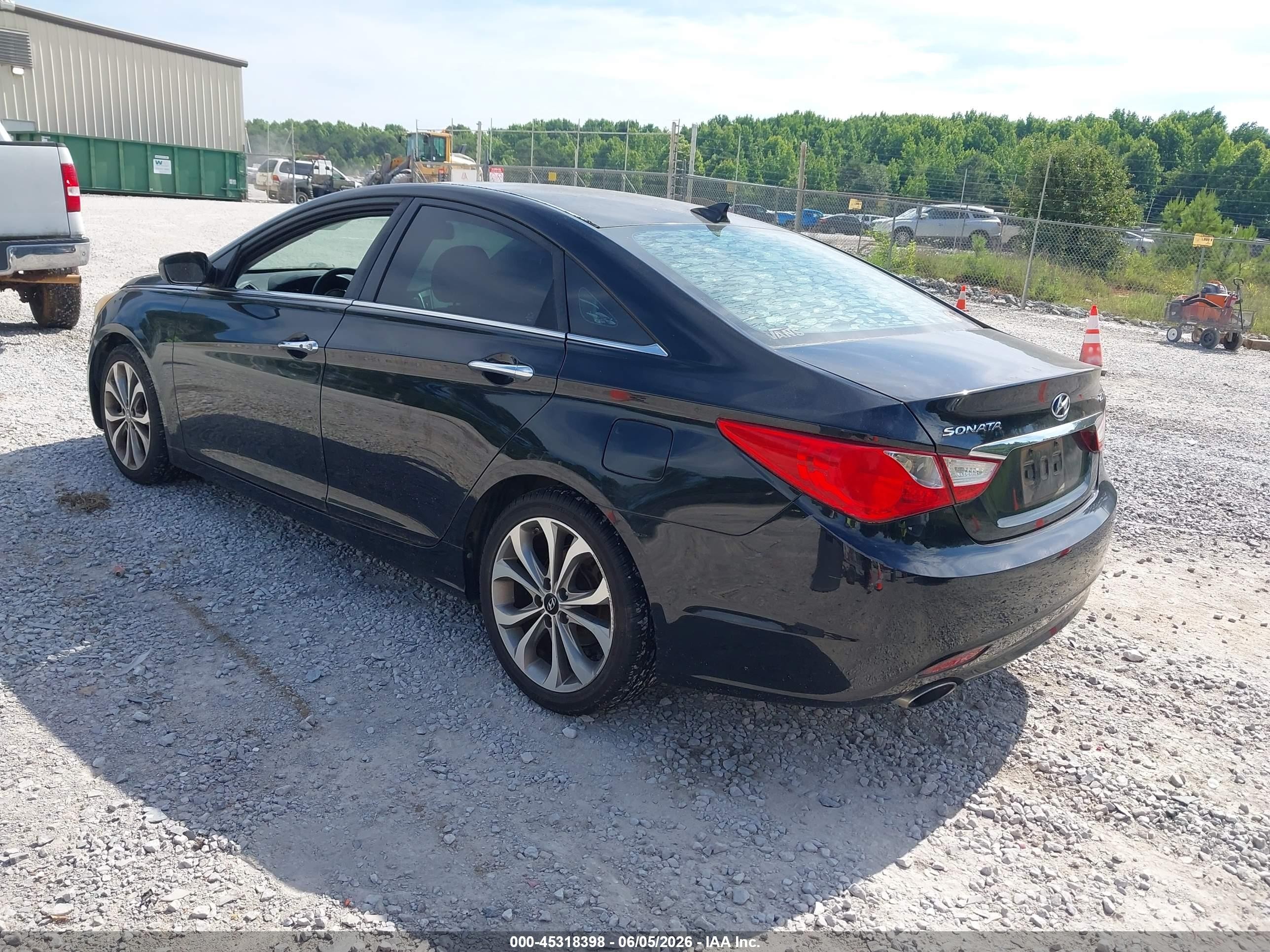 2013 Hyundai Sonata Se 2.0t Черный vin: 5NPEC4AB7DH662994