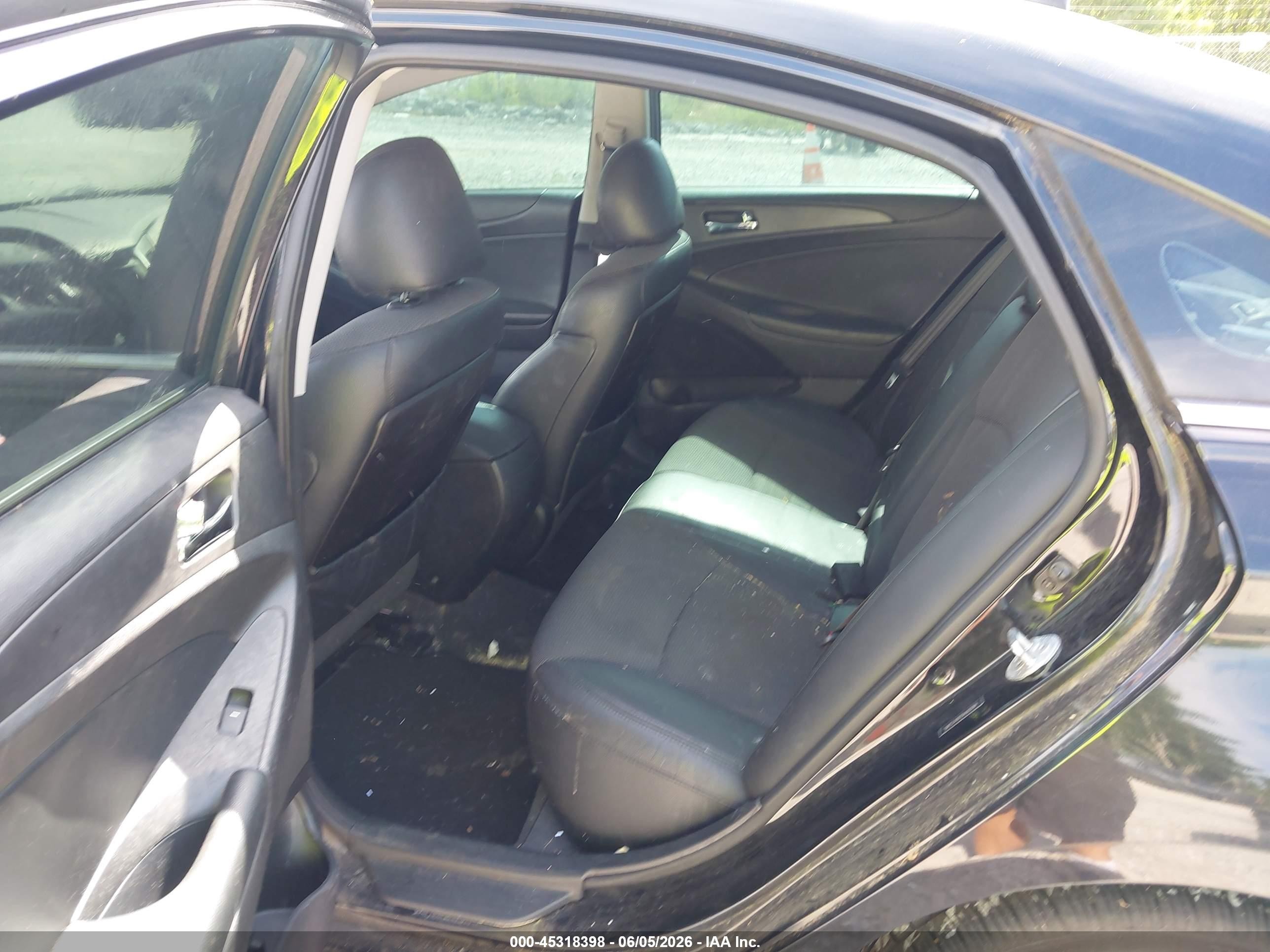 2013 Hyundai Sonata Se 2.0t Черный vin: 5NPEC4AB7DH662994