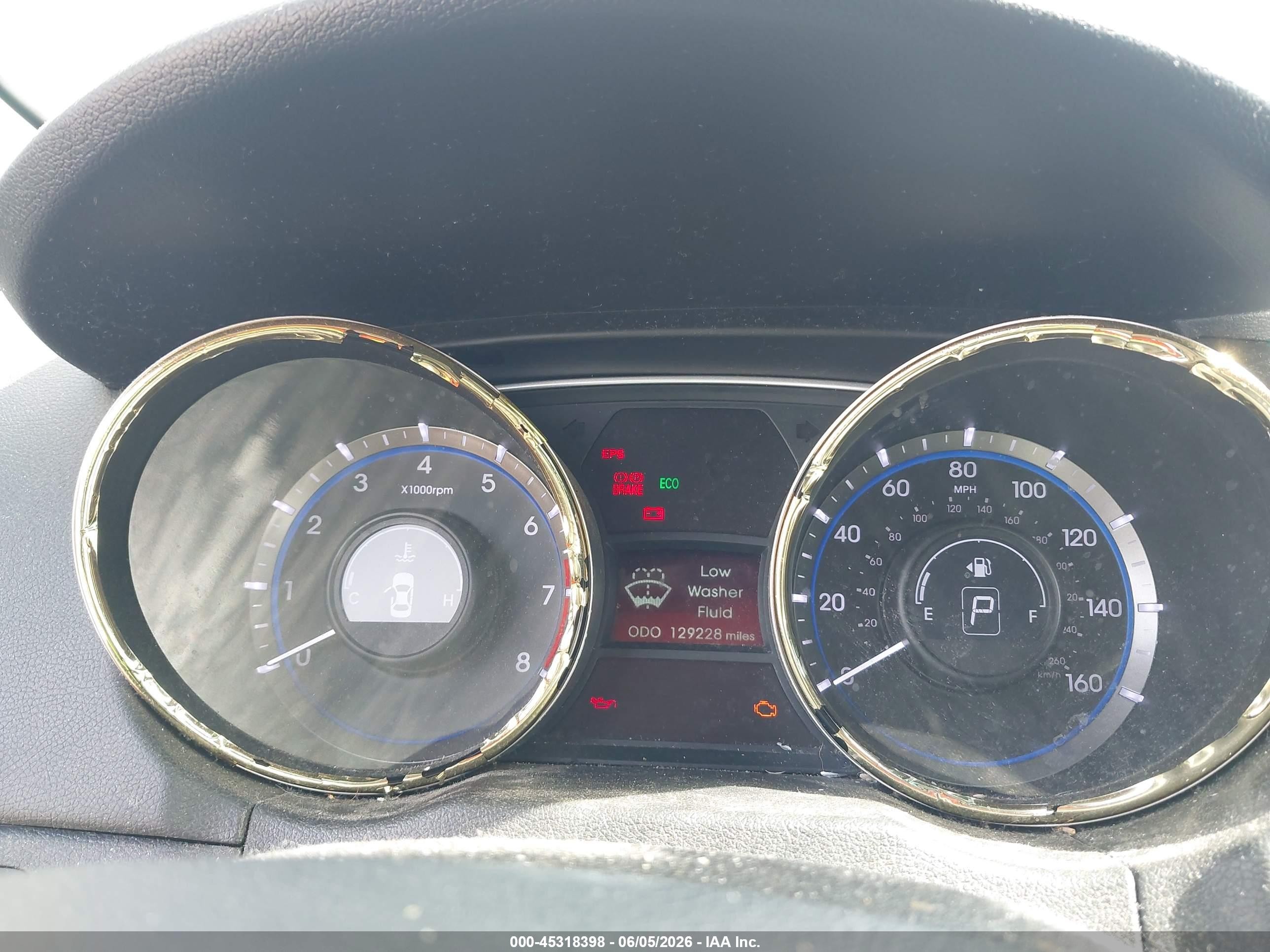 2013 Hyundai Sonata Se 2.0t Черный vin: 5NPEC4AB7DH662994