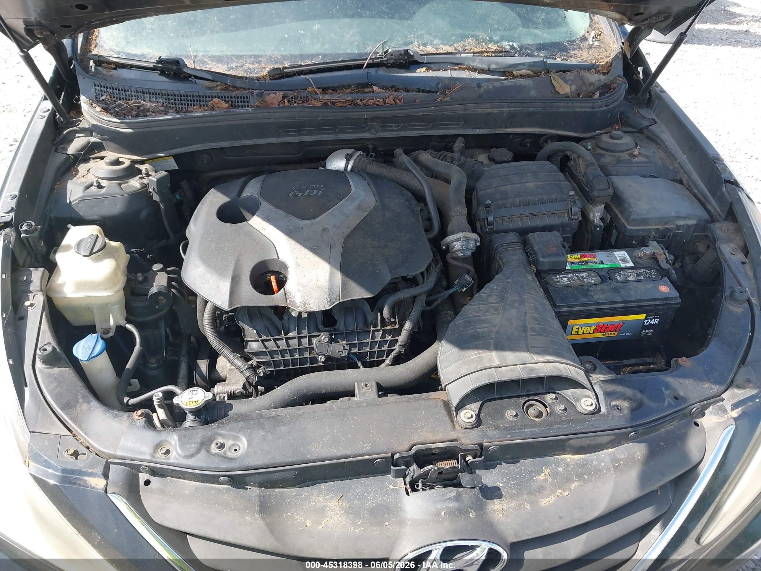 2013 Hyundai Sonata Se 2.0t Черный vin: 5NPEC4AB7DH662994