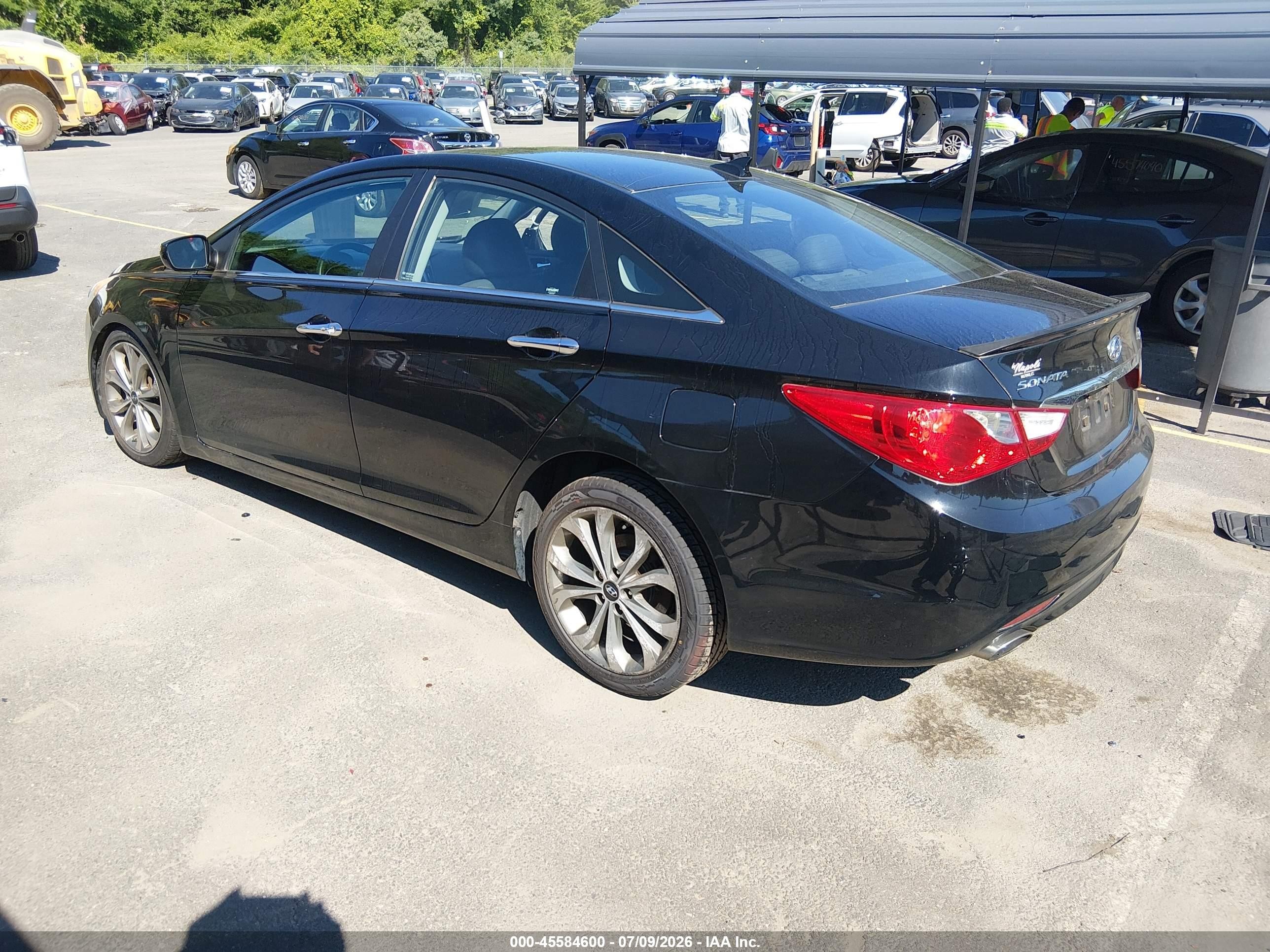 2013 Hyundai Sonata Se 2.0t Черный vin: 5NPEC4AB7DH739329