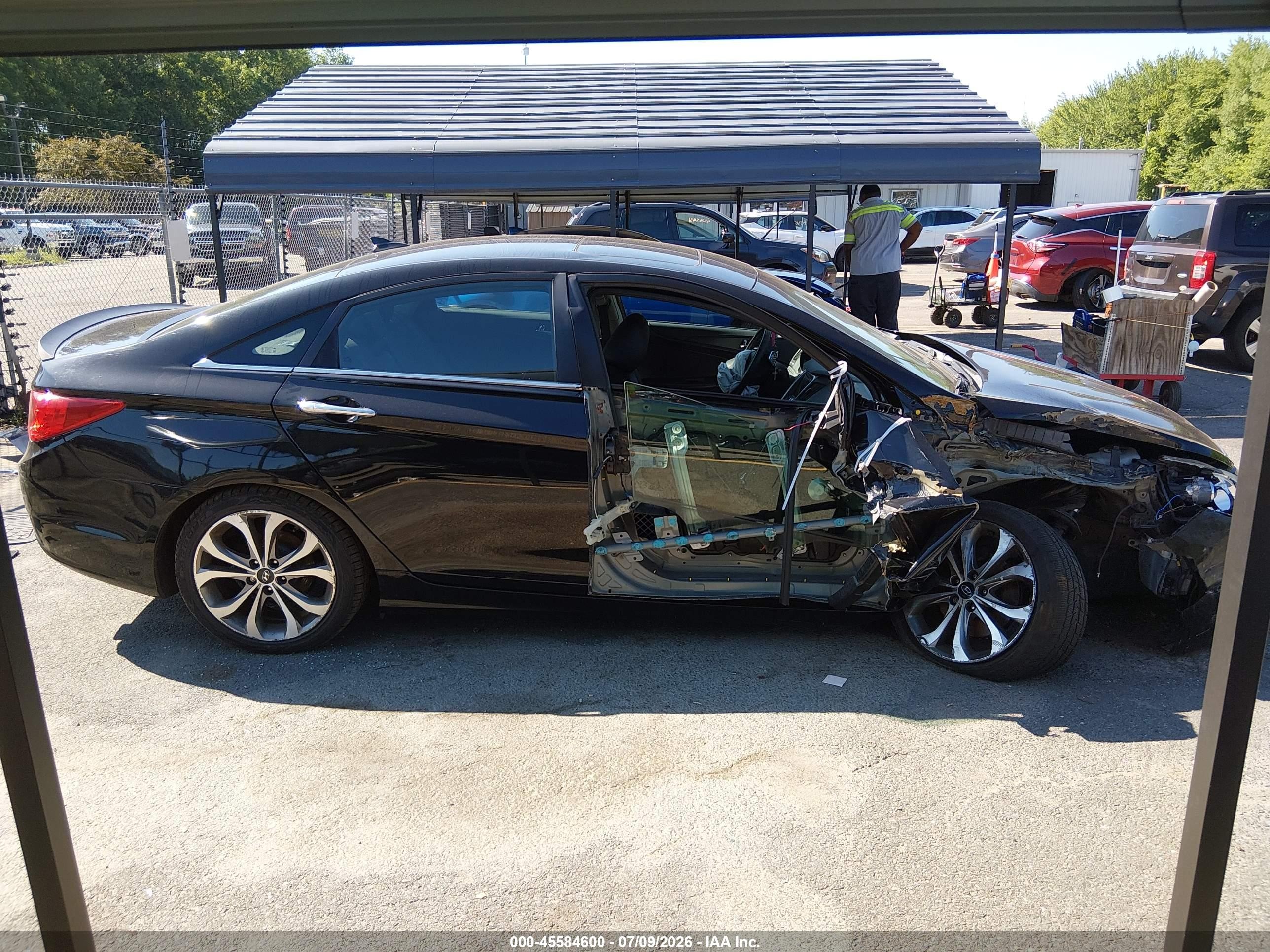 2013 Hyundai Sonata Se 2.0t Черный vin: 5NPEC4AB7DH739329