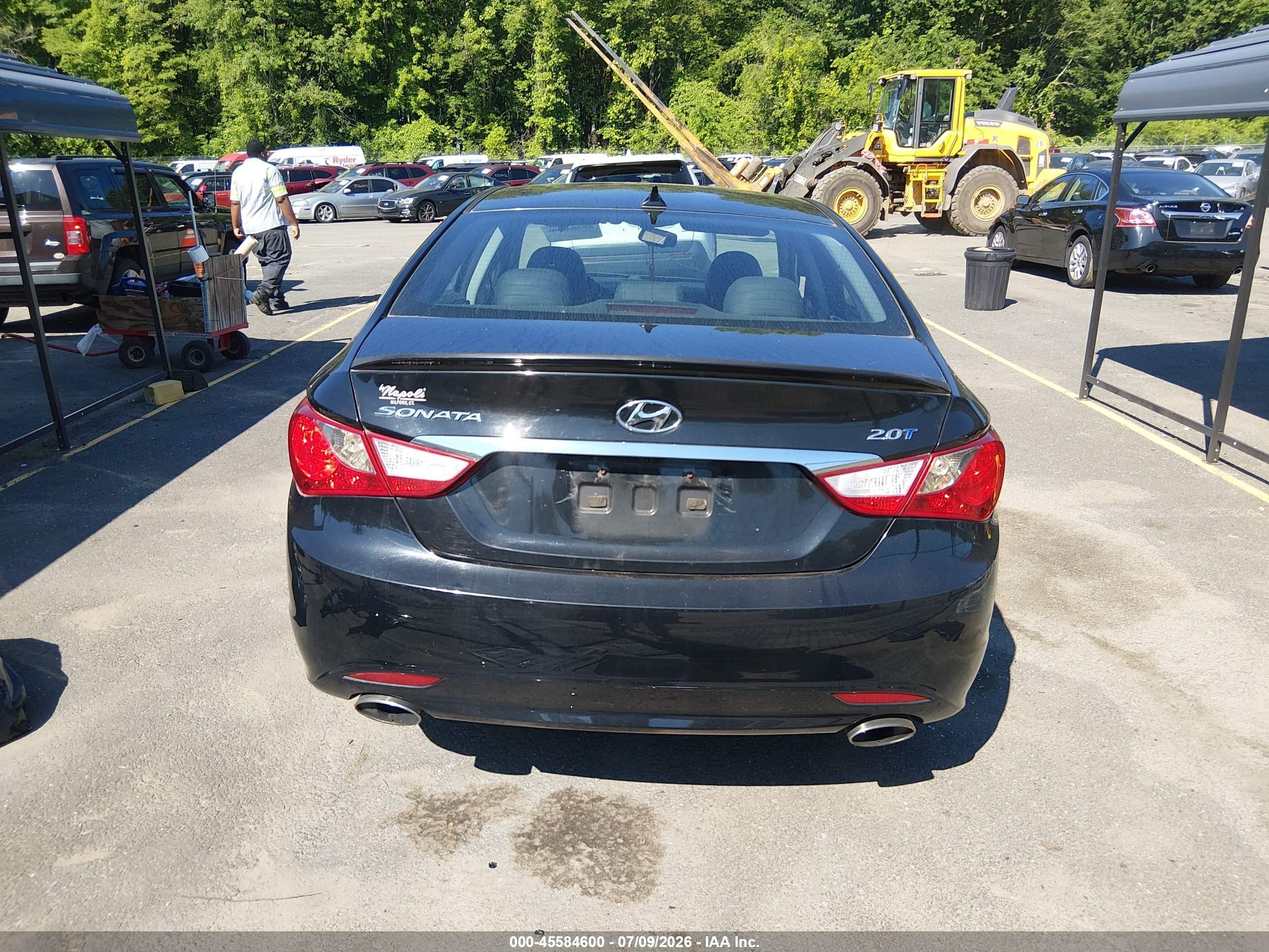 2013 Hyundai Sonata Se 2.0t Черный vin: 5NPEC4AB7DH739329