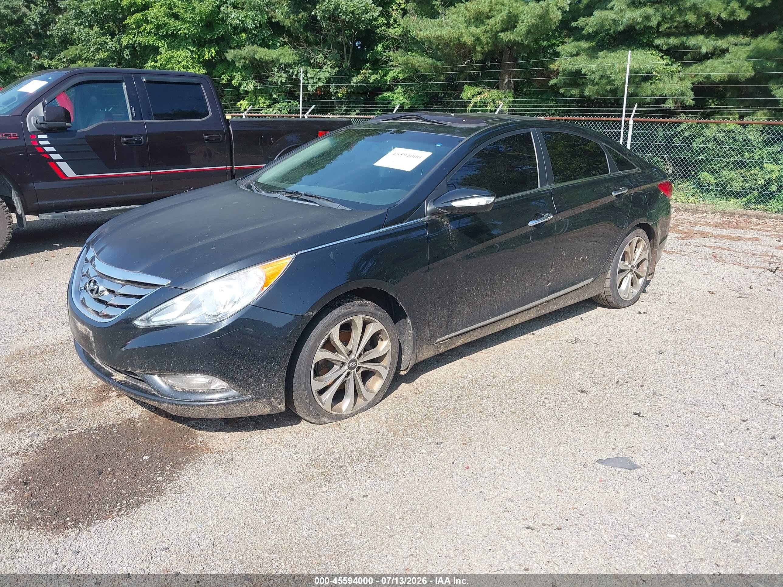 2013 Hyundai Sonata Limited 2.0t Black vin: 5NPEC4AB7DH741128