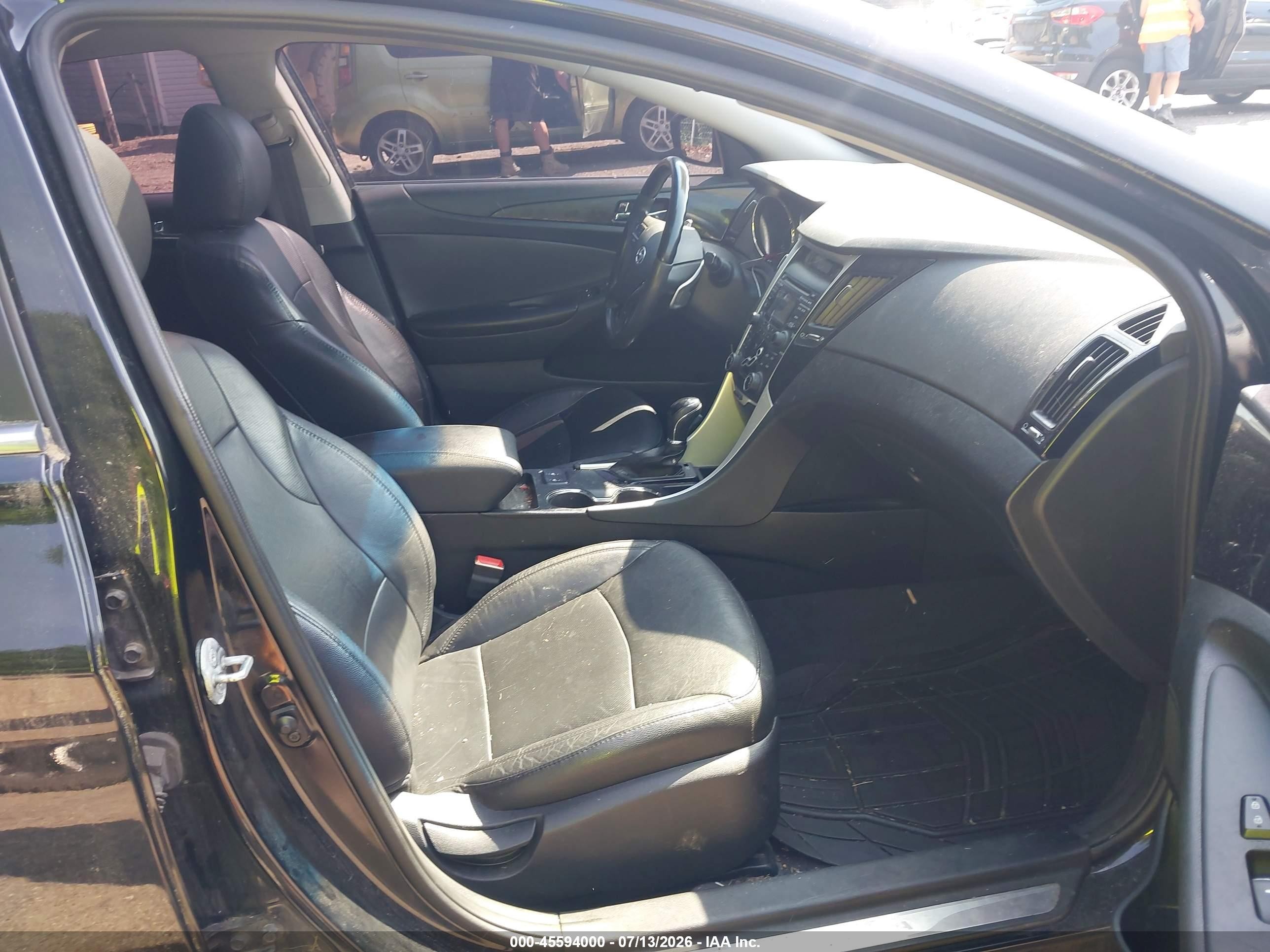 2013 Hyundai Sonata Limited 2.0t Black vin: 5NPEC4AB7DH741128
