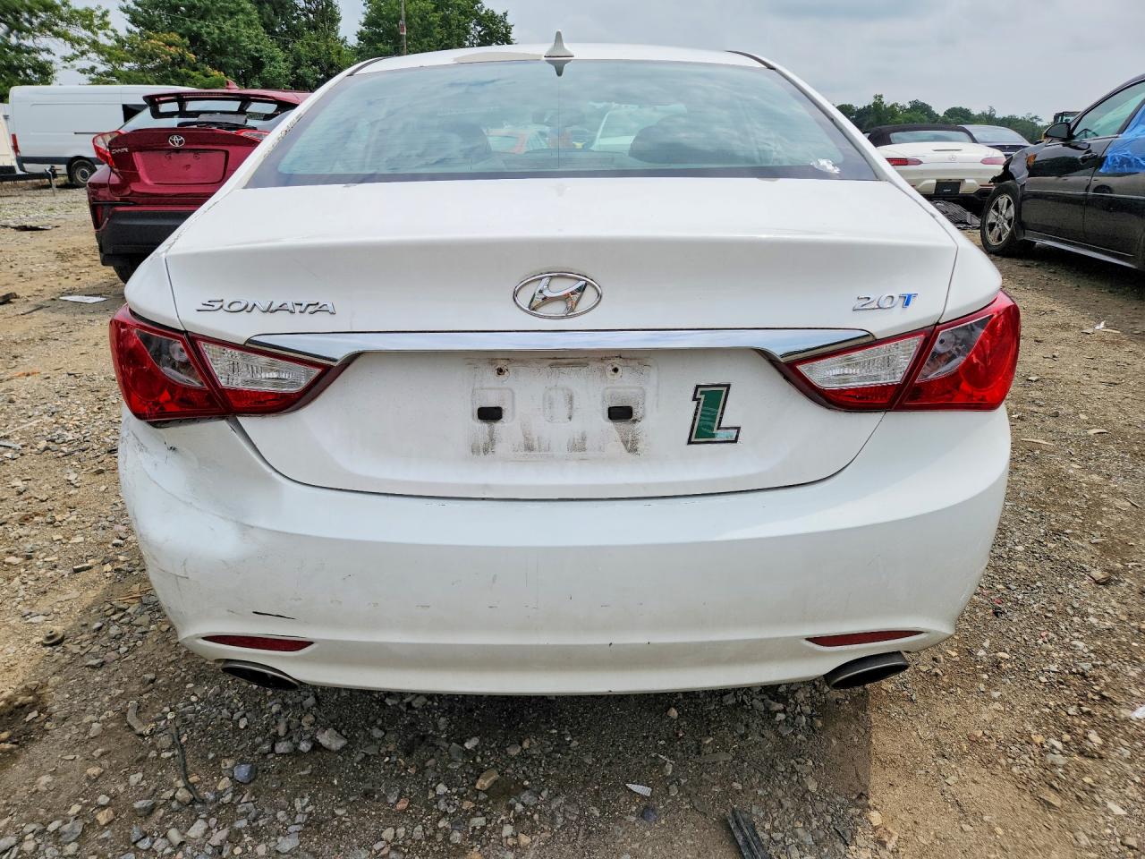 2013 Hyundai Sonata Se 2.0t White vin: 5NPEC4AB7DH784125