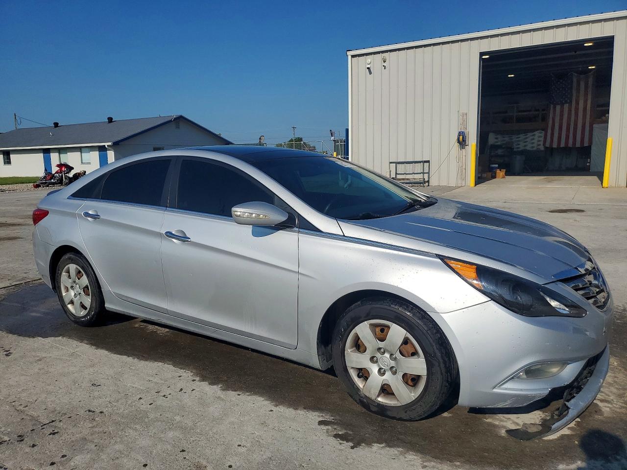 2013 Hyundai Sonata Limited 2.0t Серебряный vin: 5NPEC4AB7DH809234