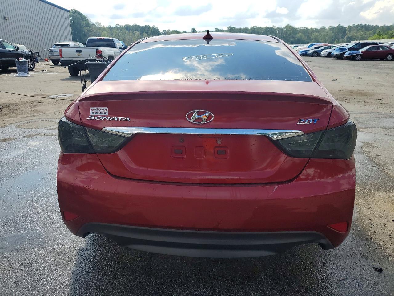 2014 Hyundai Sonata Se 2.0t Burgundy vin: 5NPEC4AB7EH824155