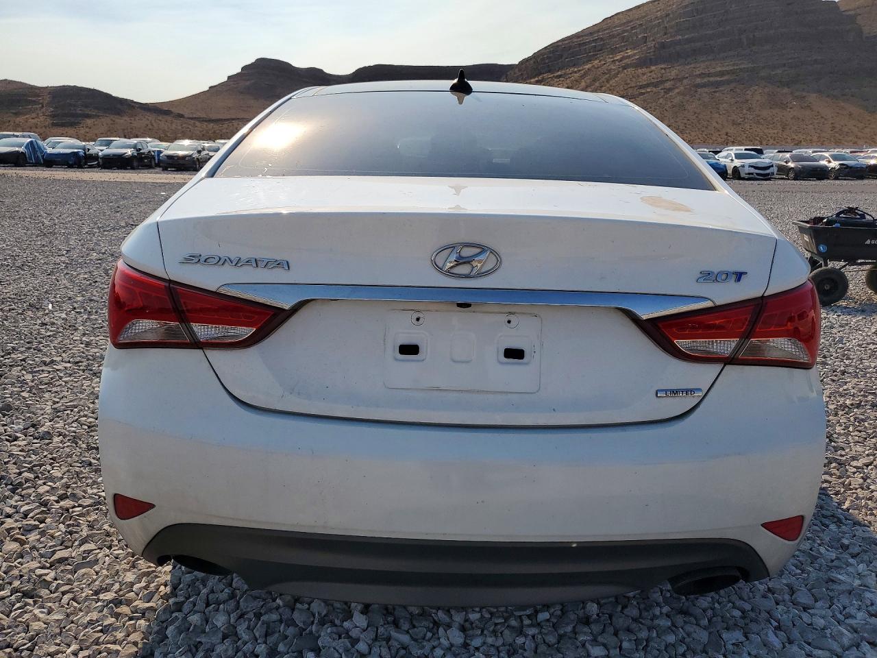 2014 Hyundai Sonata Limited 2.0t White vin: 5NPEC4AB7EH886722