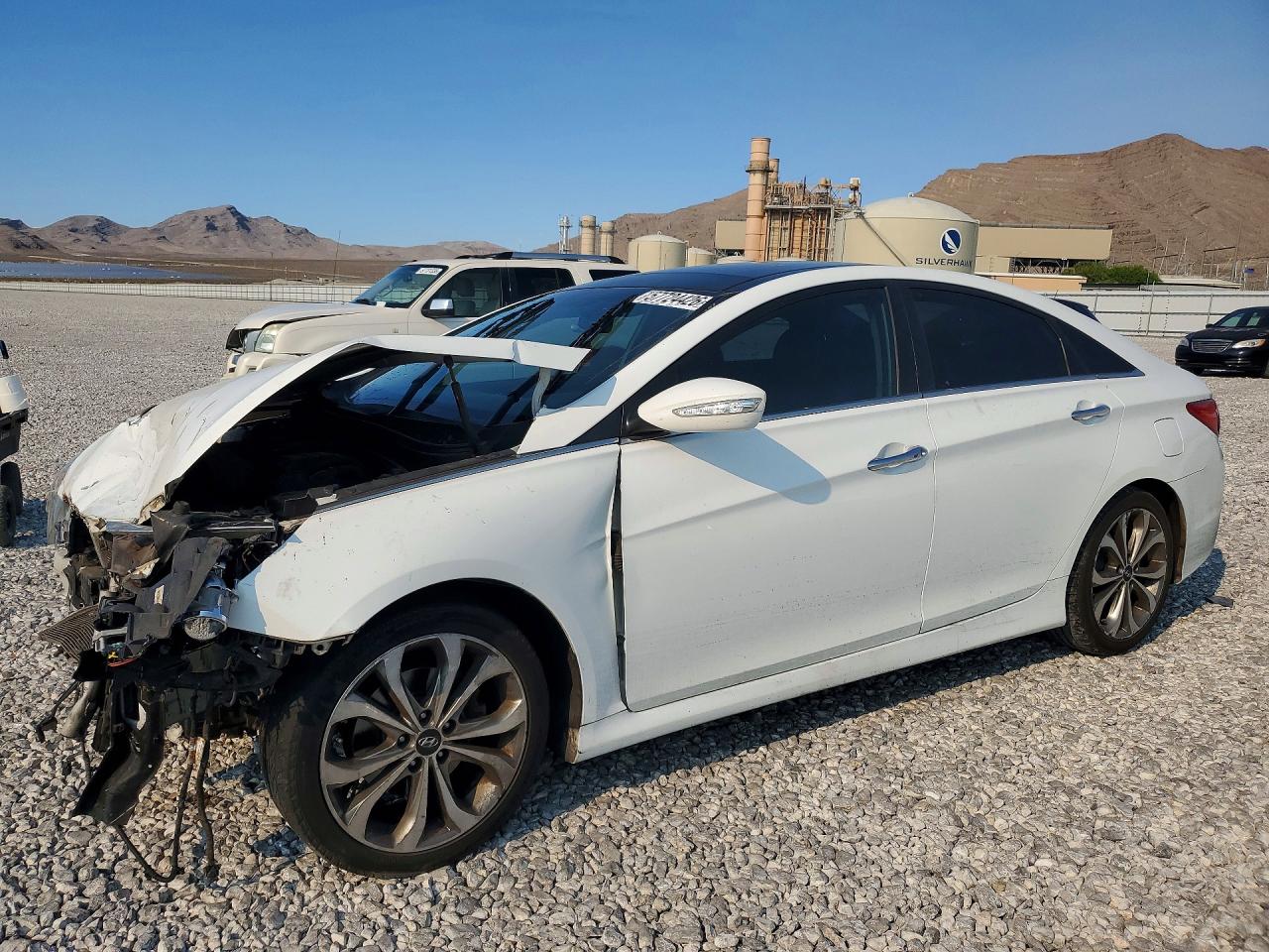 2014 Hyundai Sonata Limited 2.0t White vin: 5NPEC4AB7EH886722