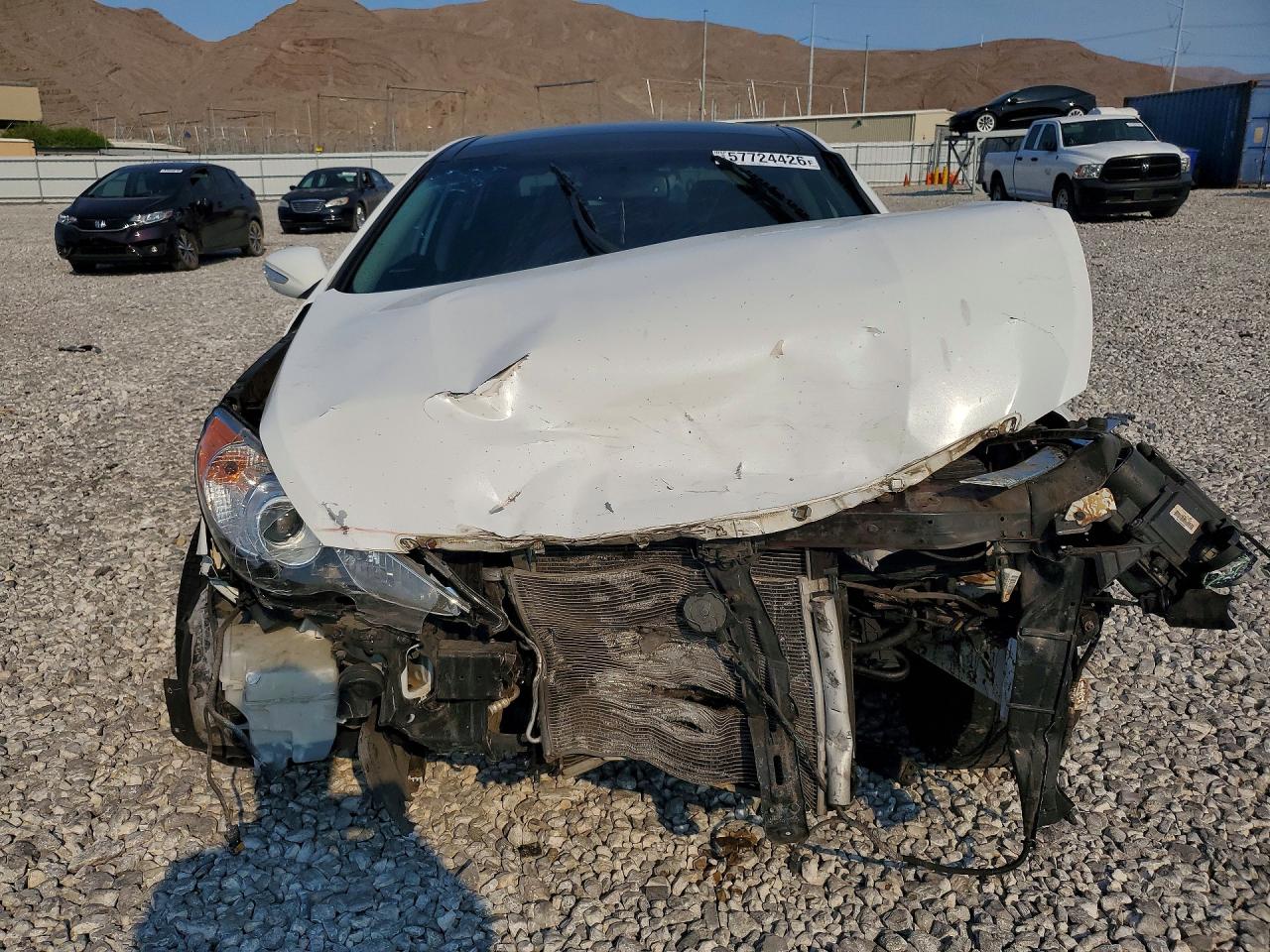 2014 Hyundai Sonata Limited 2.0t White vin: 5NPEC4AB7EH886722
