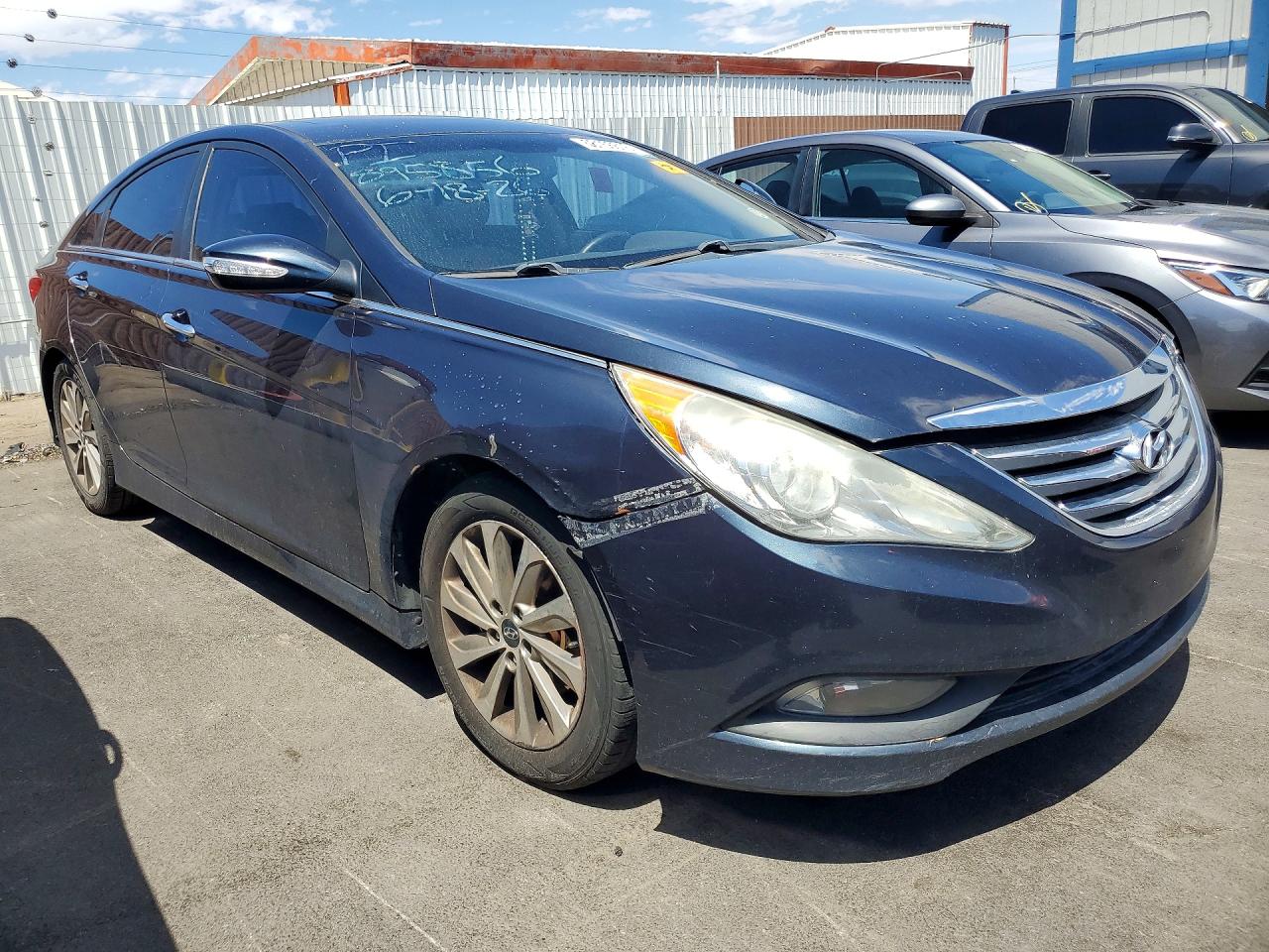 2014 Hyundai Sonata Limited 2.0t Blue vin: 5NPEC4AB7EH895856