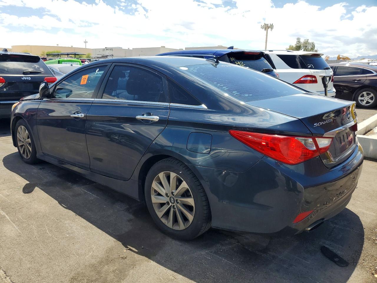2014 Hyundai Sonata Limited 2.0t Blue vin: 5NPEC4AB7EH895856