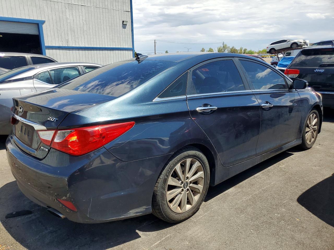 2014 Hyundai Sonata Limited 2.0t Blue vin: 5NPEC4AB7EH895856