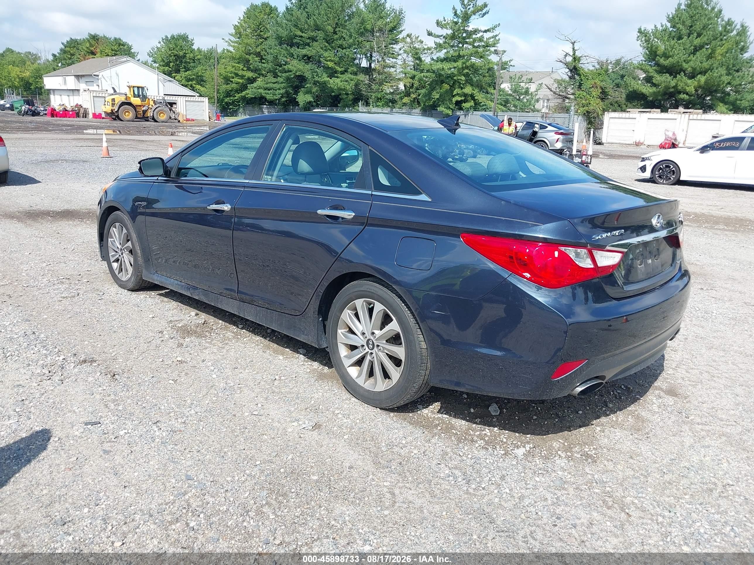 2014 Hyundai Sonata Limited 2.0t Синий vin: 5NPEC4AB7EH898966