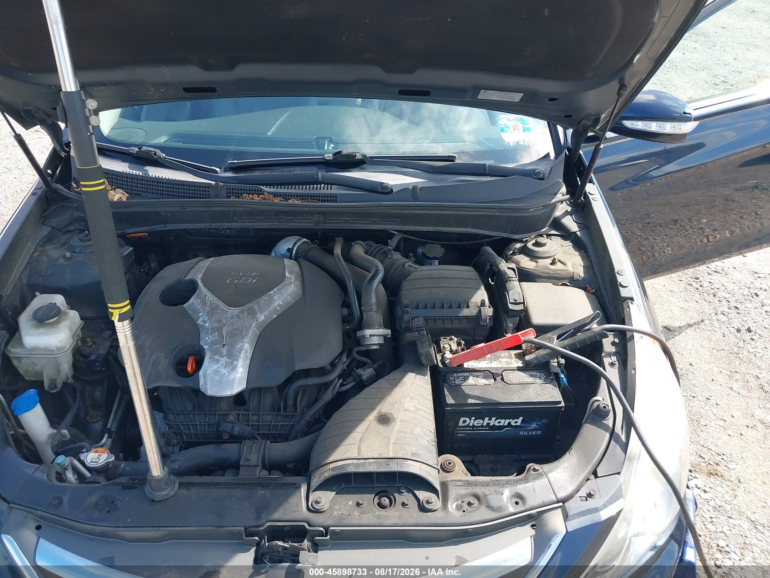2014 Hyundai Sonata Limited 2.0t Синий vin: 5NPEC4AB7EH898966